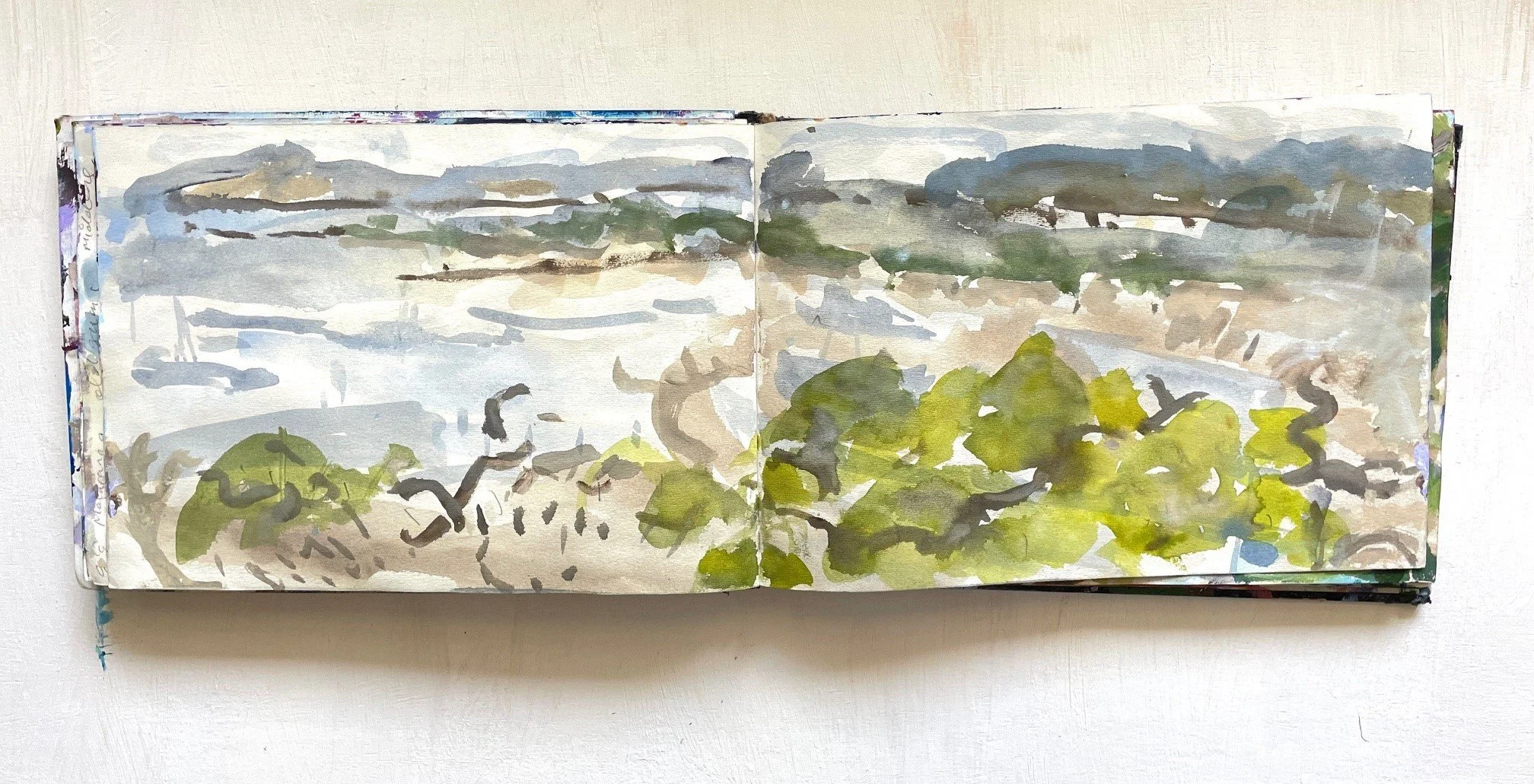 Clare Purser, Bradbury Beach sketchbook.jpg