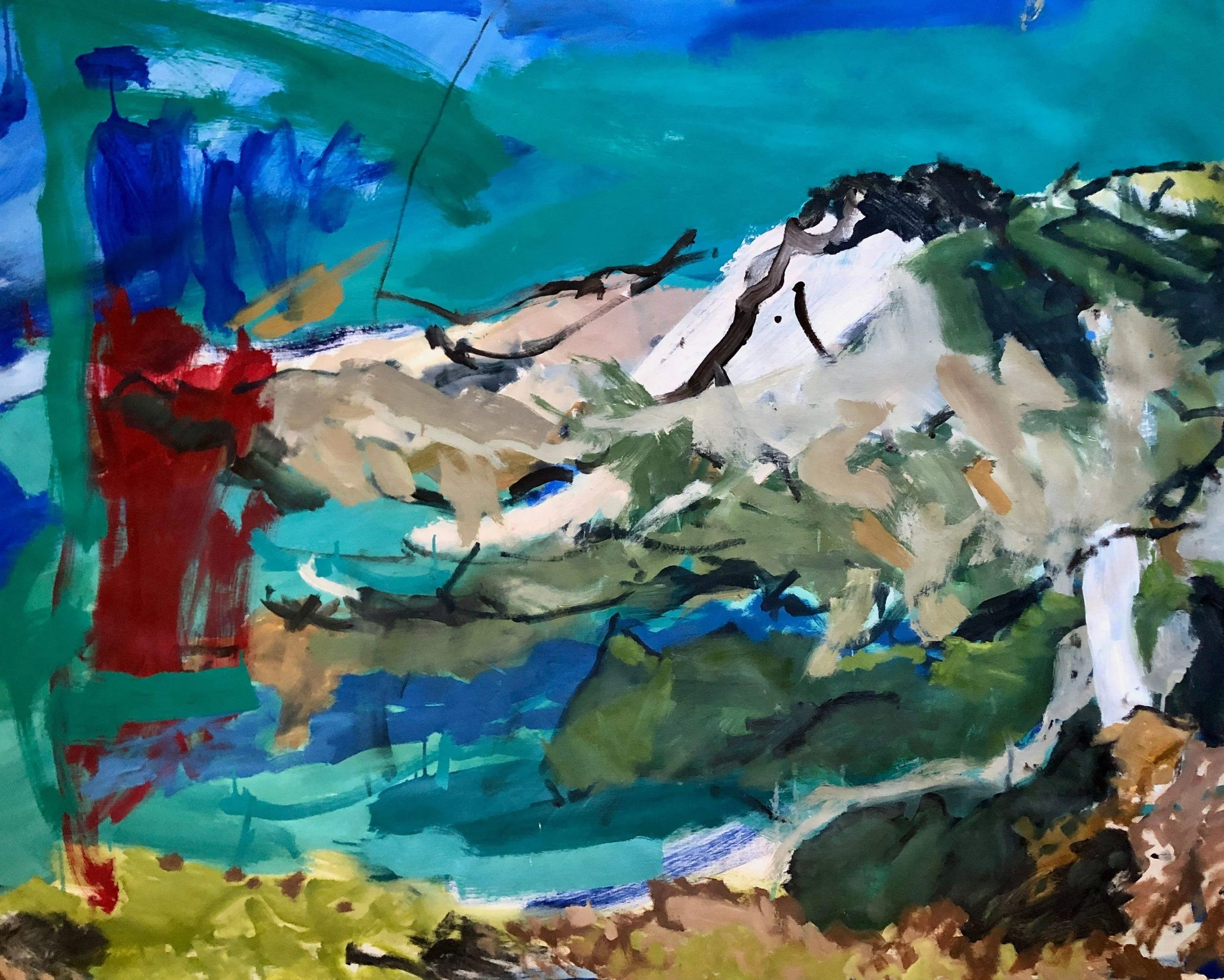 Clare Purser, Minjerribah Stradbroke Island, 110cm x 140cm, oil on linen.jpg