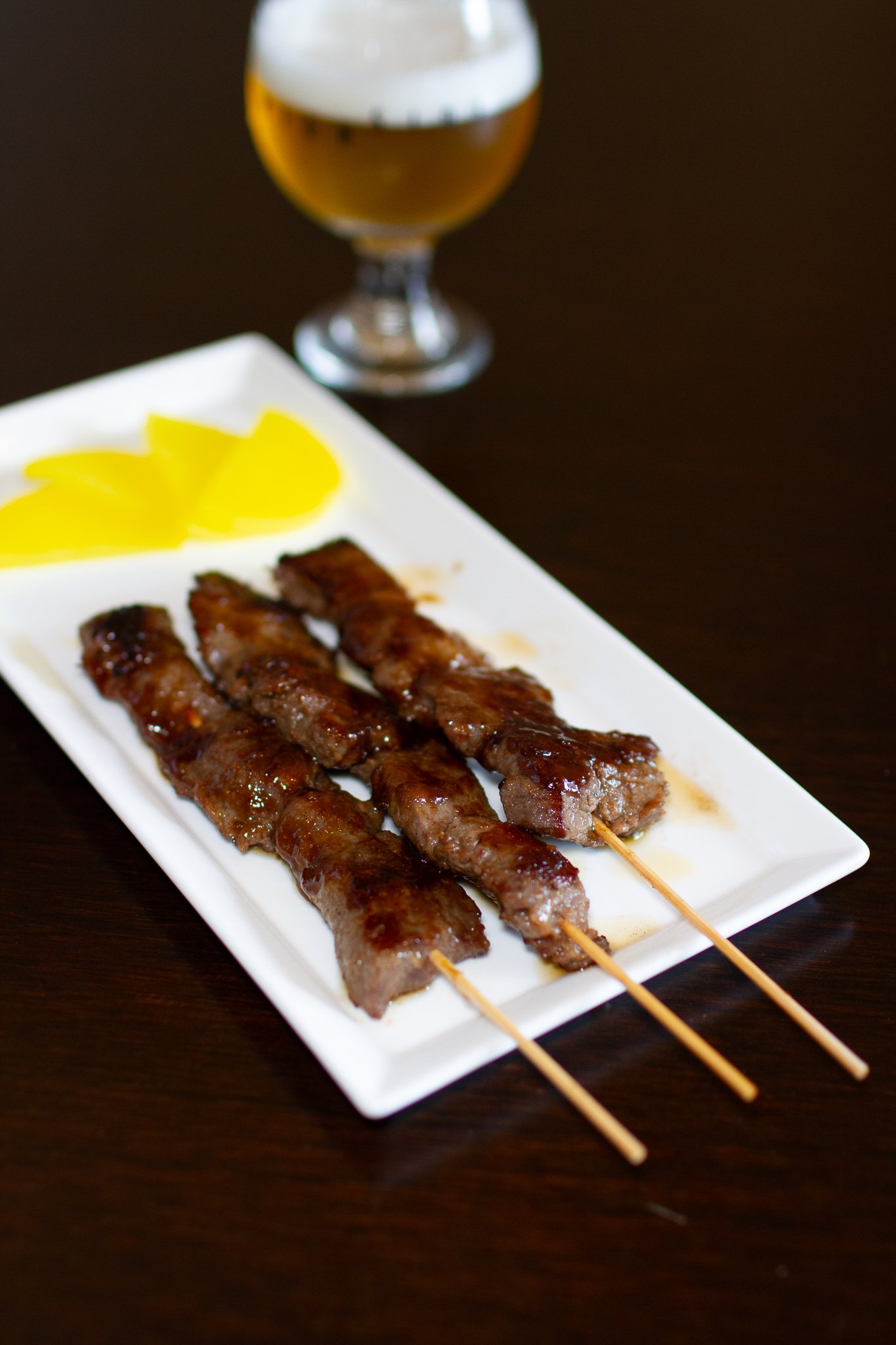 Teriyaki Beef Skewers