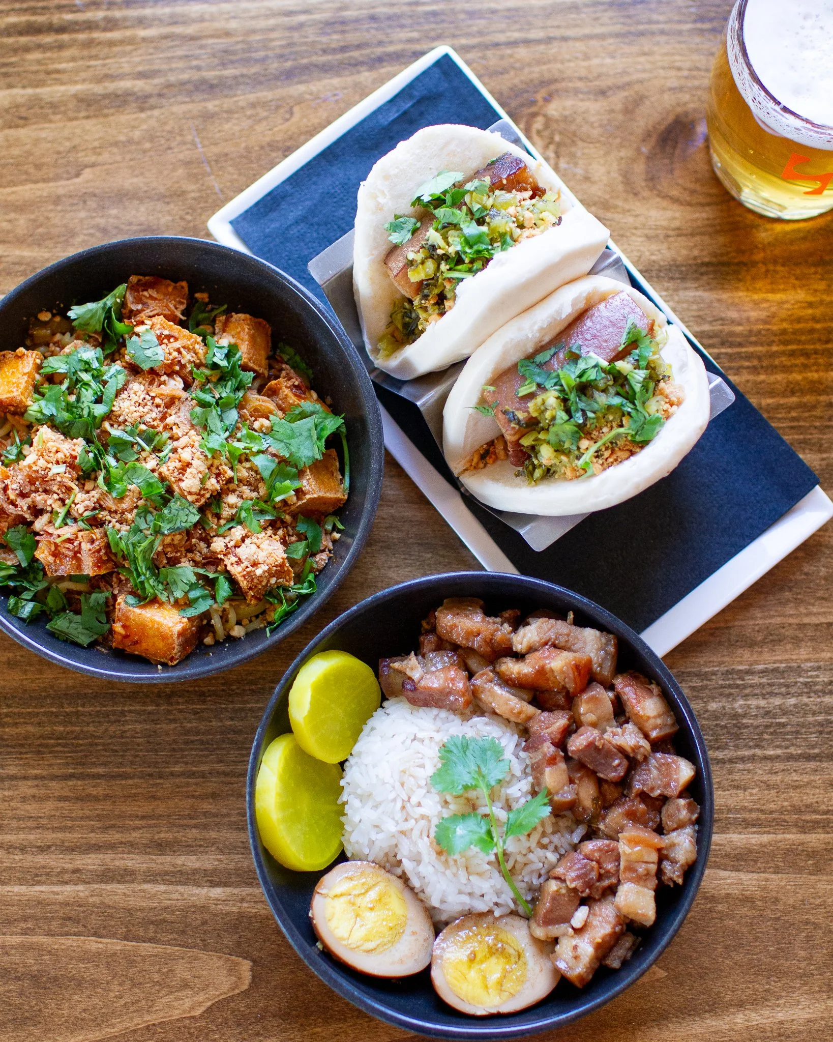 Some days call for one thing. Wednesdays call for the full spread.

Dan Dan Noodles for the heat, the richness, and that savory, nutty depth that keeps pulling you back in. Pork Belly Bao for something soft, rich, and packed with flavor in just a few