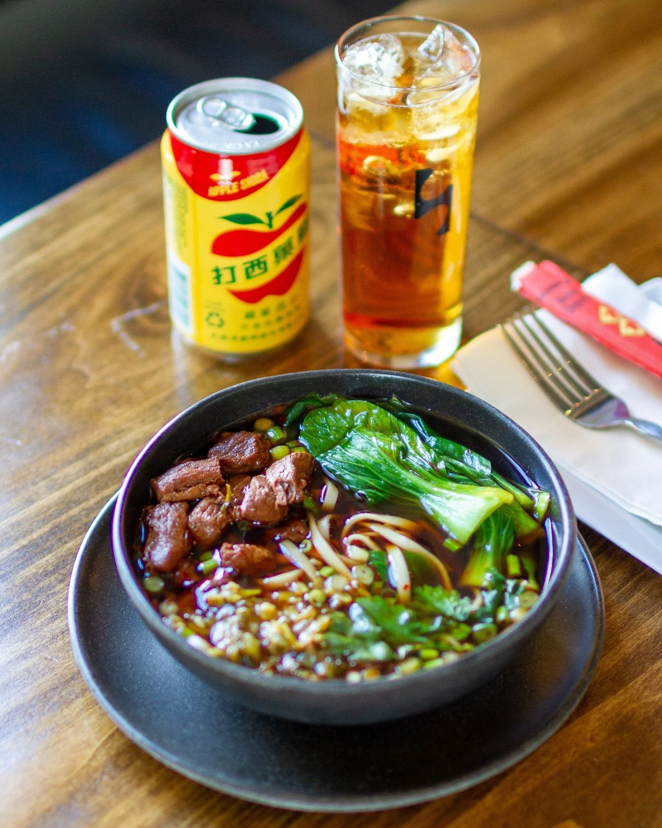 Sunny, 55 degrees, and somehow still perfect weather for Beef Noodle Soup.
There is just something about a rich, deeply savory broth, tender beef, and noodles that always feels right. Comforting, satisfying, and full of the kind of flavor that makes 