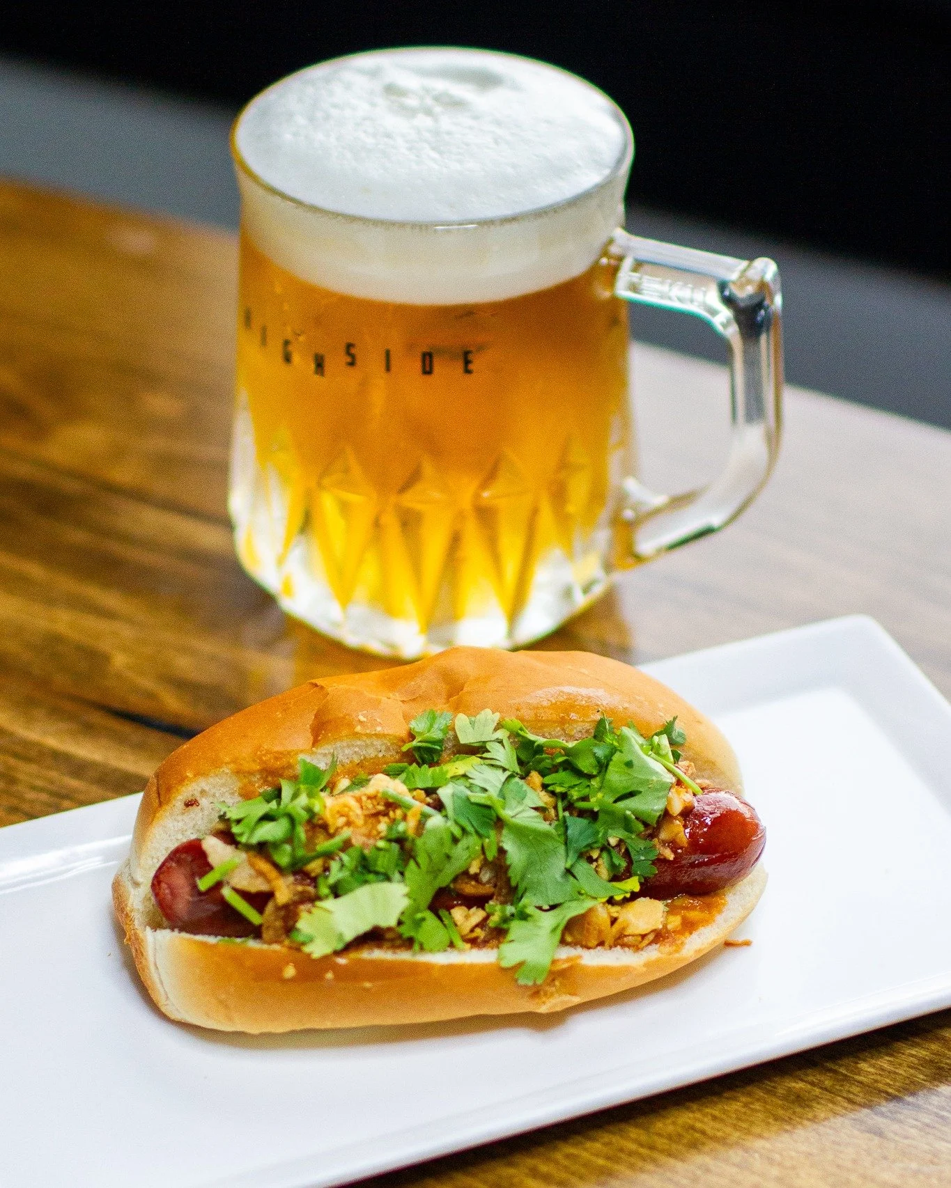 Have you tred our special Dan Dan Dog?
Our Dan Dan Dog takes a juicy hot dog and loads it up with the flavors inspired by our Dan Dan Noodles. Savory Dan Dan sauce, peanuts, fried shallot, scallion, and cilantro.

And every Sunday, we turn it into a 