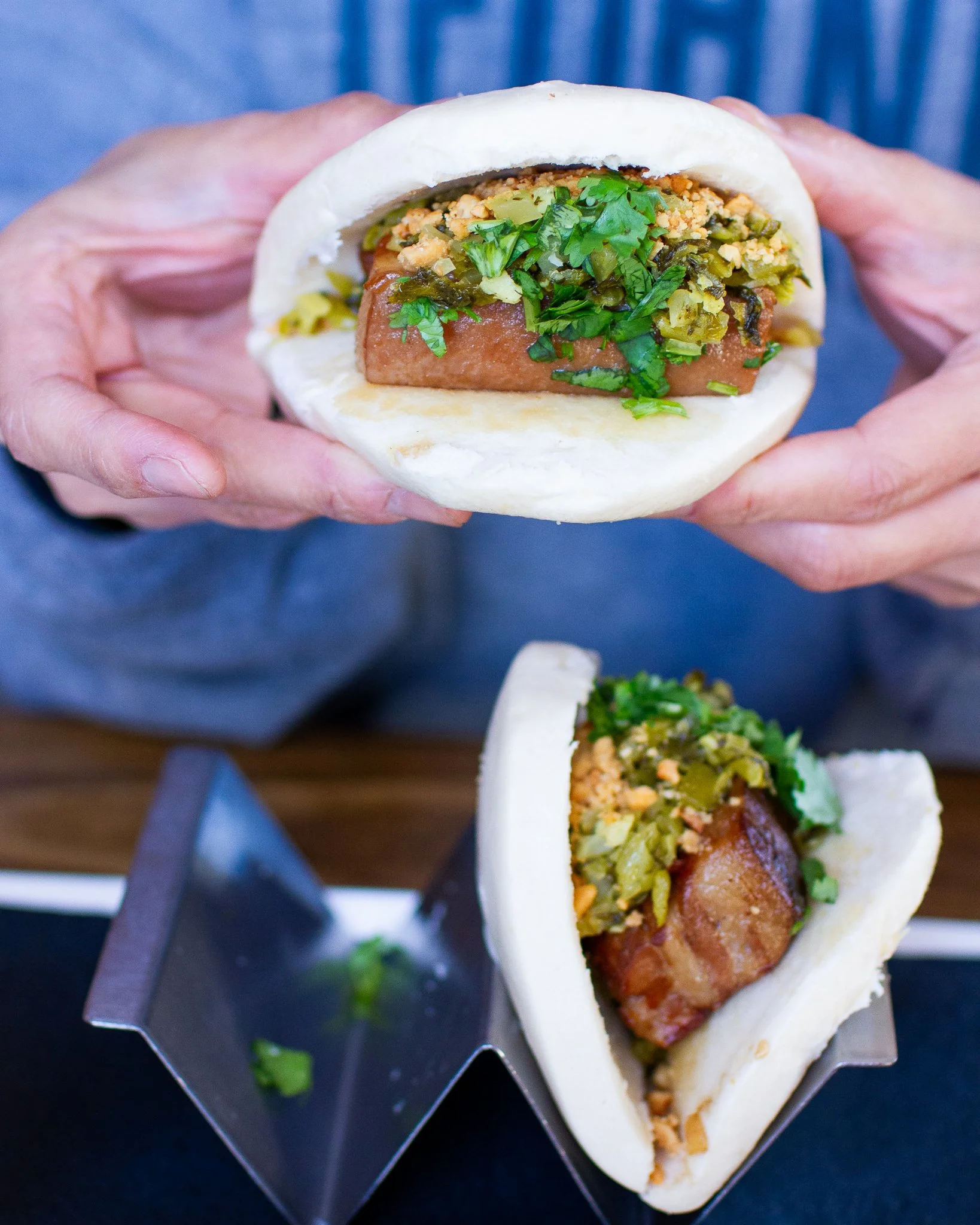 Taiwanese Braised Pork Belly Bao