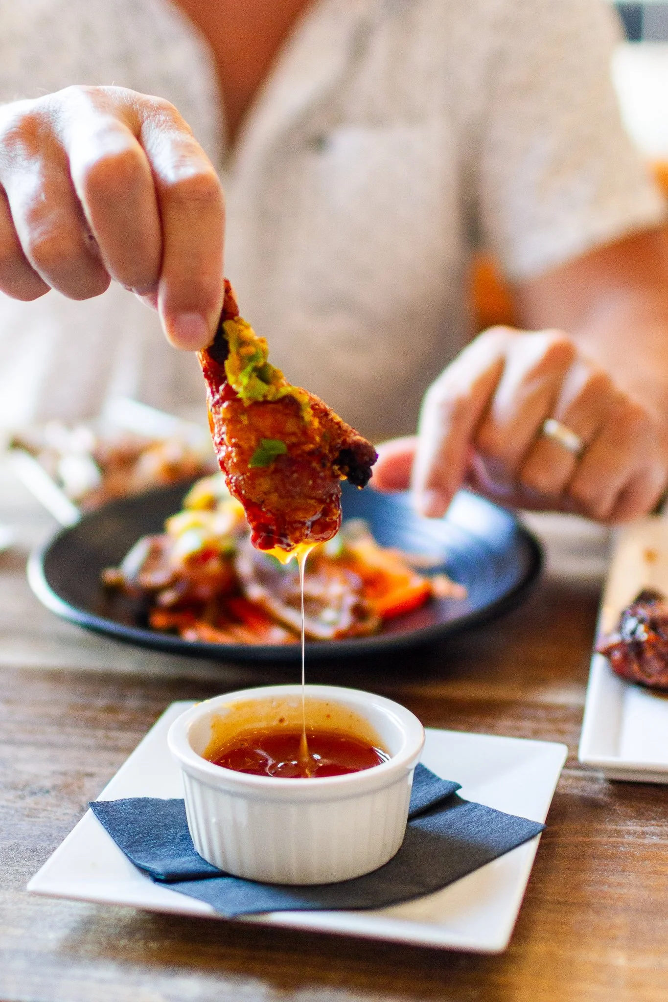 Chili Garlic Chicken Wings