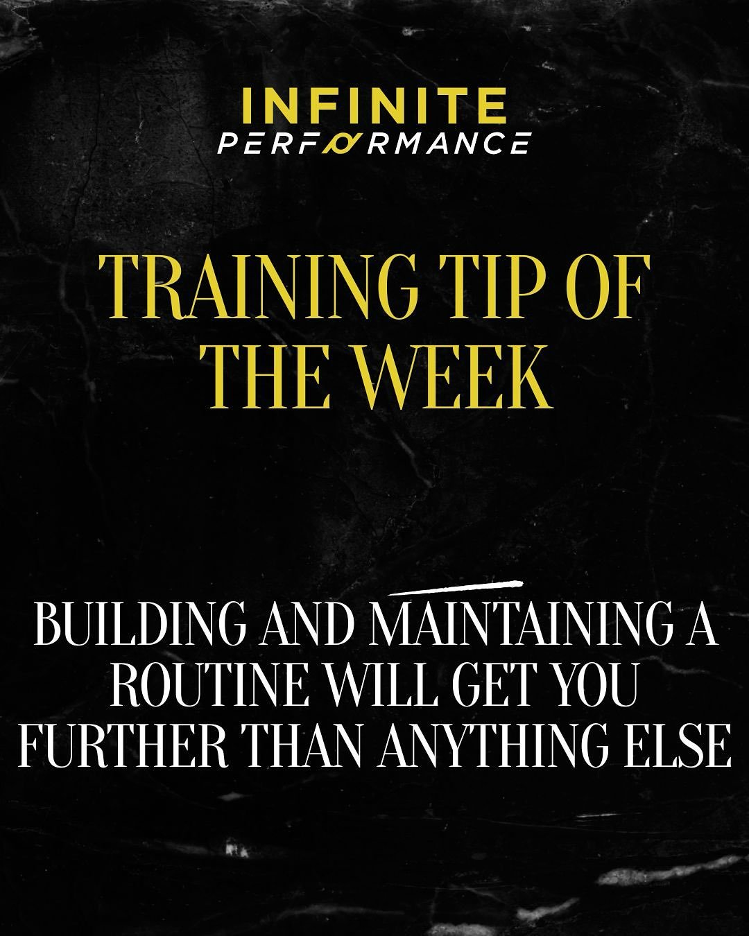 If your training is random, your progress will be too.

A routine removes decision fatigue and gives your training structure. You don&rsquo;t need to train every day &mdash; 3 well-planned sessions will outperform 6 inconsistent ones.

Set your train