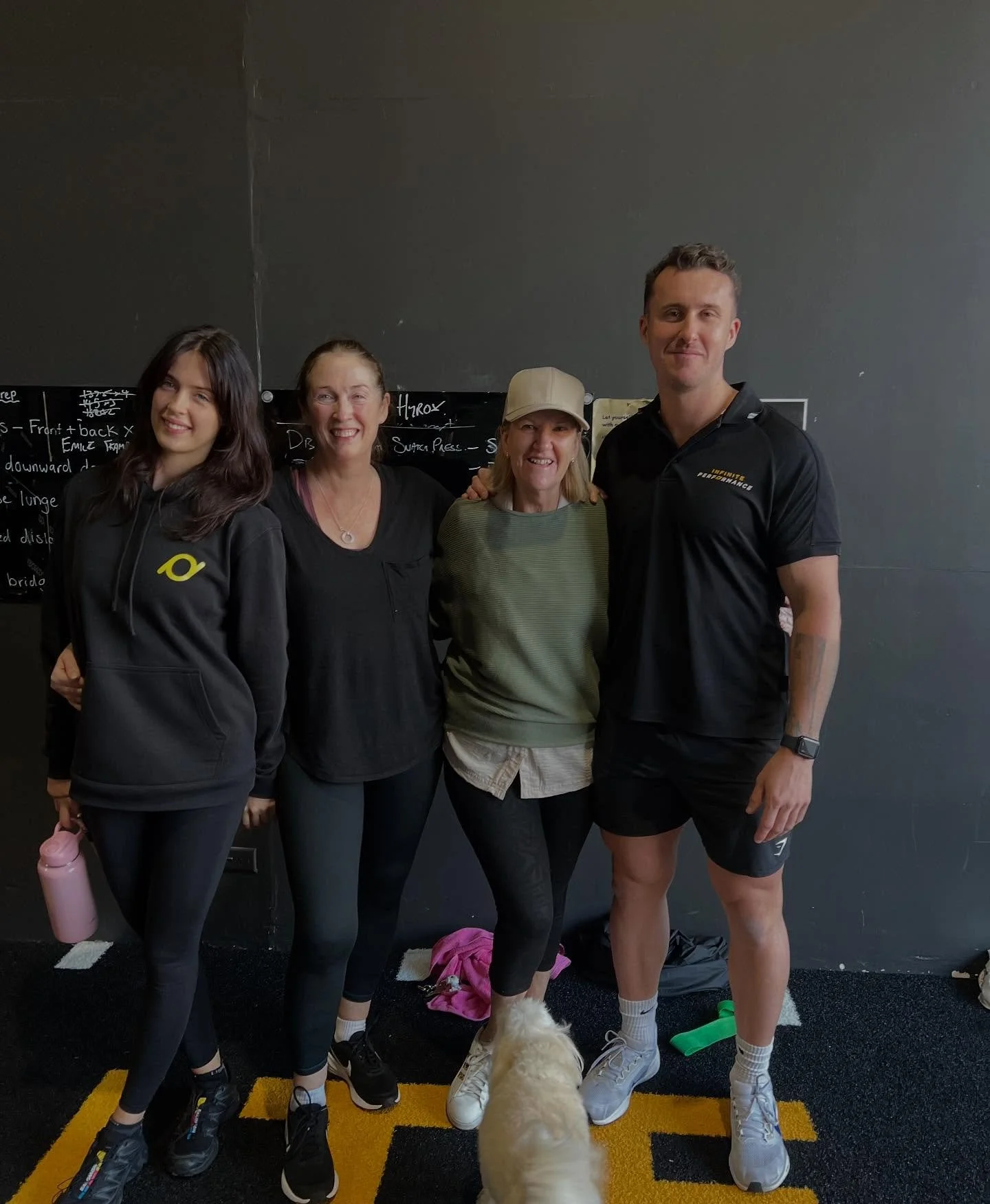 Bring your mum to work today at Infinite Performance! Thanks for coming down and training with us today @wattsthepointe