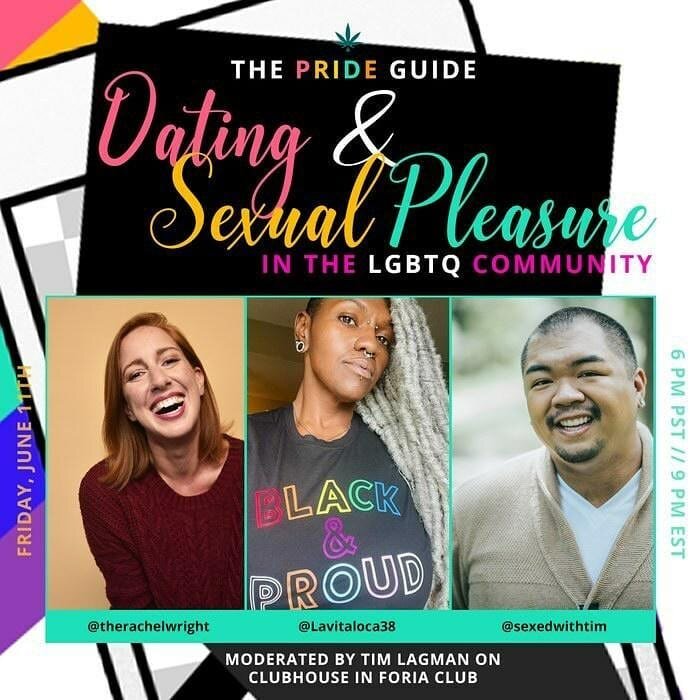 I'll be moderating a talk tonight 😁 if you're on Clubhouse, come join us for a cuddly chat on sex, dating, and all things my gay ass can fit. 👀🔗 Peep the bio for more. See you there!
🍆
#SexEducator #SexEducation #pride #lgbt #lgbtq #gay #pleasure