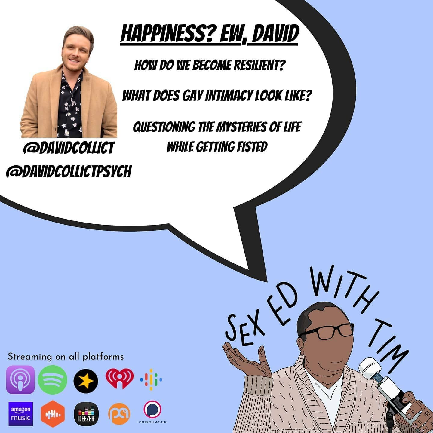 🚨NEW EPISODE 🚨
🍆
In keeping with the spirit of #pridemonth we take a look at what it means to be a happy homo because mental health and sexual health go hand in hand, henney. I invite Toronto's twink therapist and all around hottie @davidcollict t