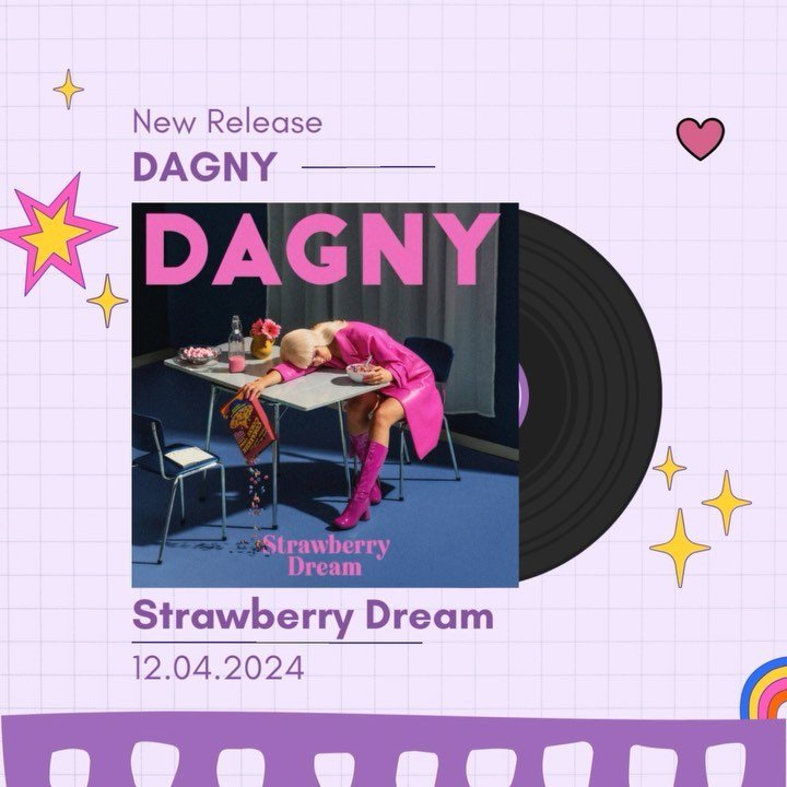 @dagnymusic wants you to be her Strawberry Dream! 🍓

While the Norwegian pop sensation is on her European tour, she is back with a new single, the final chapter before her new album ELLE is released. 

Inspired by her favourite pick-and-mix candy bi