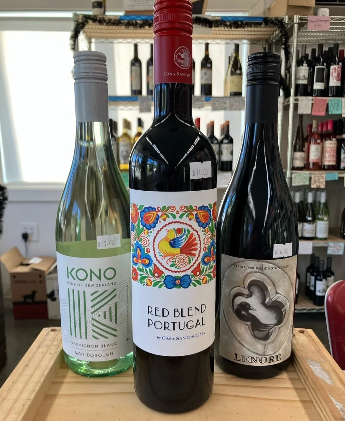 This week Clark&rsquo;s taking you around the world with wine tasting: we start in New Zealand with Kono Sauvignon Blanc, then jet off to Portugal for a red blend, then end the trip back home in Washington state with the Lenore Syrah. ✈️

Wine tastin