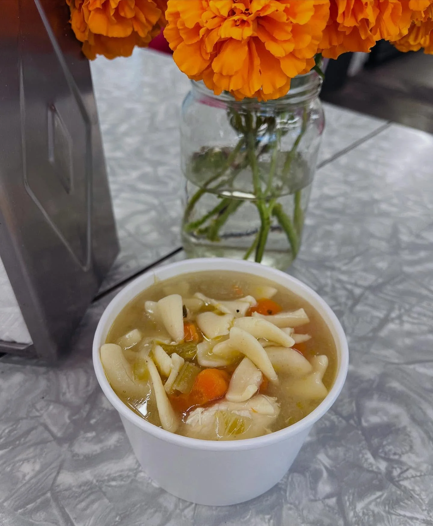 Soup is back in our menu! This week our soup is Chicken Noodle - perfect to warm you up, or battle that nasty cold that&rsquo;s been going around. 

Soup is now available daily starting at 11am - grab a cup in the store or order it online for quick p