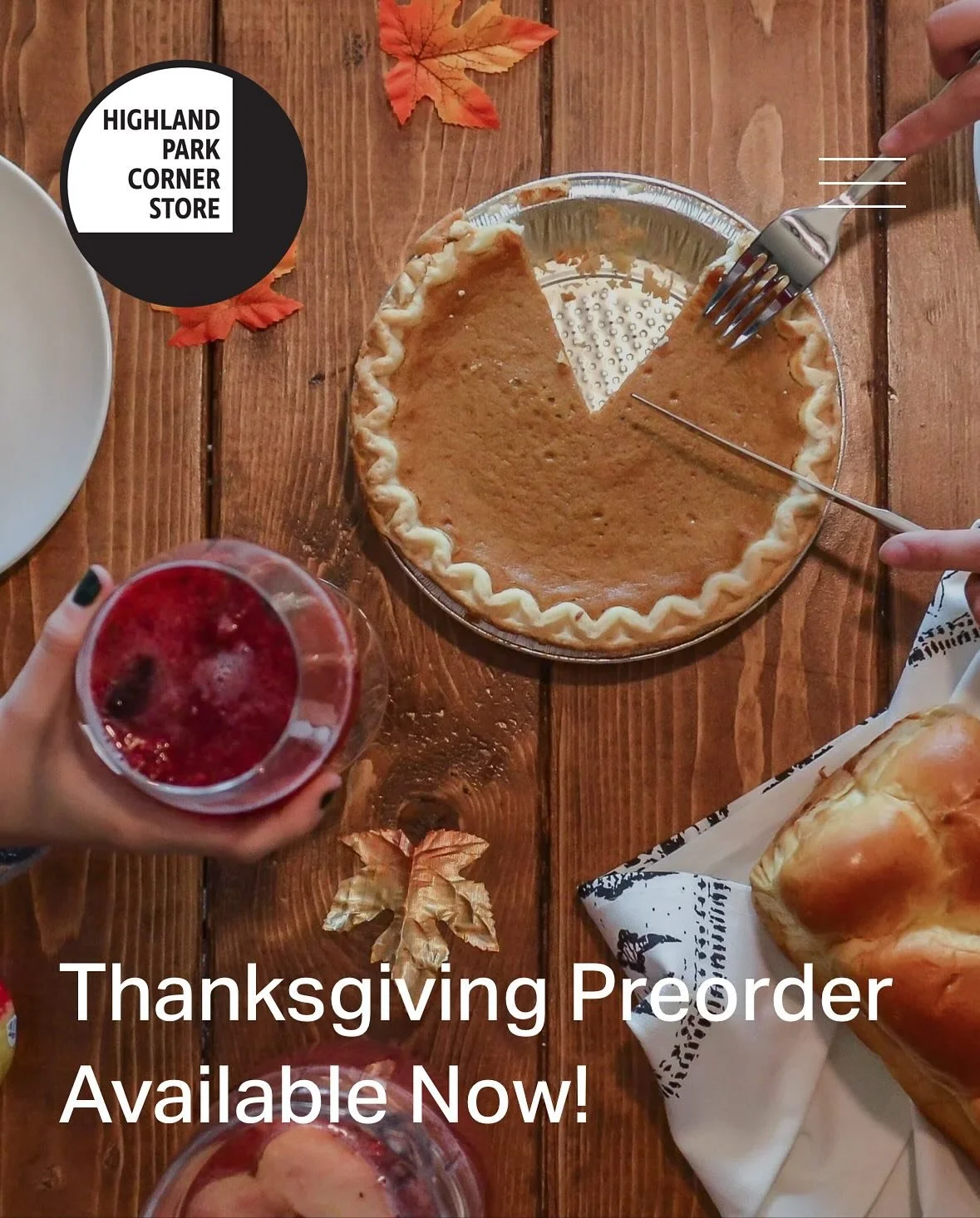 Thanksgiving Preorder is now live! Head on over to our website (link in bio) to order the perfect complements to your holiday feast 🦃
 - tamales from @cocinamx32 
 - pies from @benjis_peachcobbler 
 - buttermilk rolls from @macrinabakery 
 - wine pa