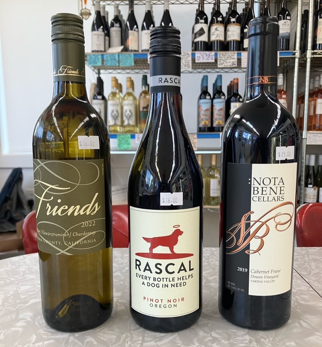 This week&rsquo;s line up for Wine Tasting with Clark has the return of Friends, a beloved Cabernet Franc from @notabenecellars and a new Oregon Pinot Noir for a great cause. 

Wine tastings are every Thursday from 5-7:30pm. 

#winetasting #drinkloca