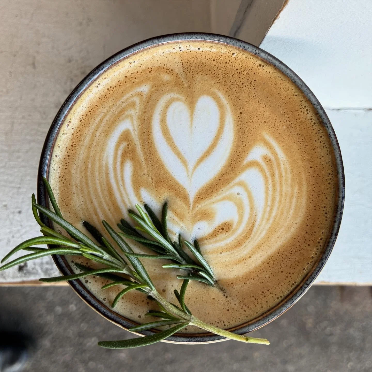 New year - new drink flavors! We&rsquo;re welcoming in 2026 with our Rosemary Latte. We steep fresh rosemary in a brown sugar simple syrup, and add a touch of vanilla to warm it up a bit. 

Available now - don&rsquo;t forget you can order online to s