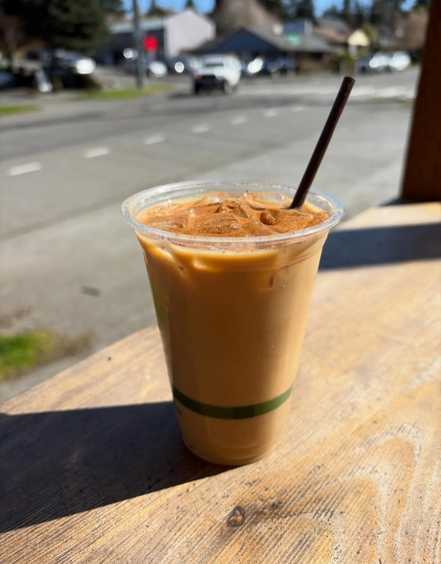 Our newest Spring seasonal drink is the Baklava Latte! We added pistachio, honey, and a dash of cinnamon to our latte to create this delightful drink inspired by one of our favorite desserts. This one is delicious hot or iced!

Available now in the s