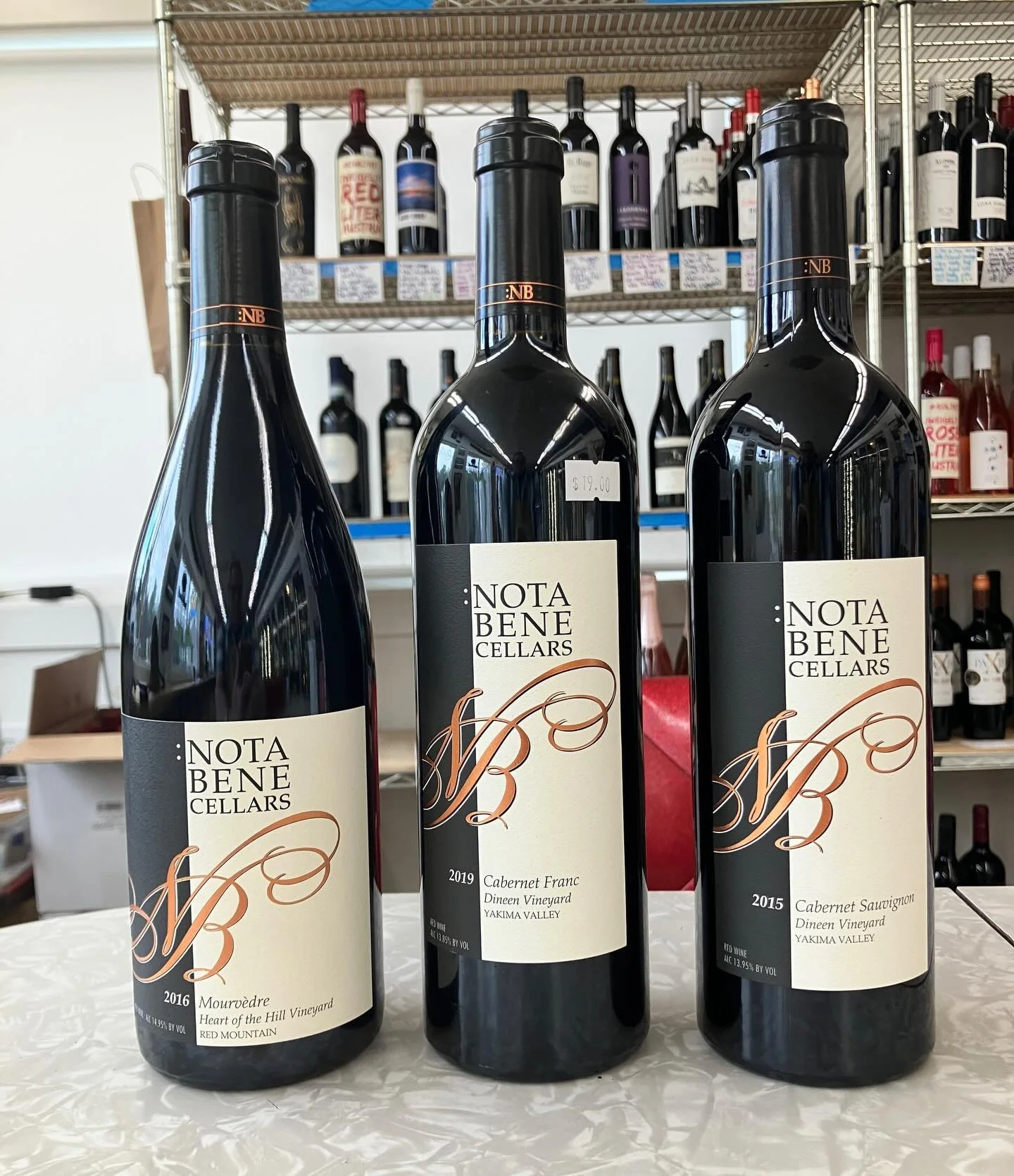 This week neighbors @notabenecellars join us for wine tasting! Come by this Thursday from 5-7:30pm to say hi and give these three wines a try. 

#winetasting #drinklocal #highlandpark #wineshop #westseattle
