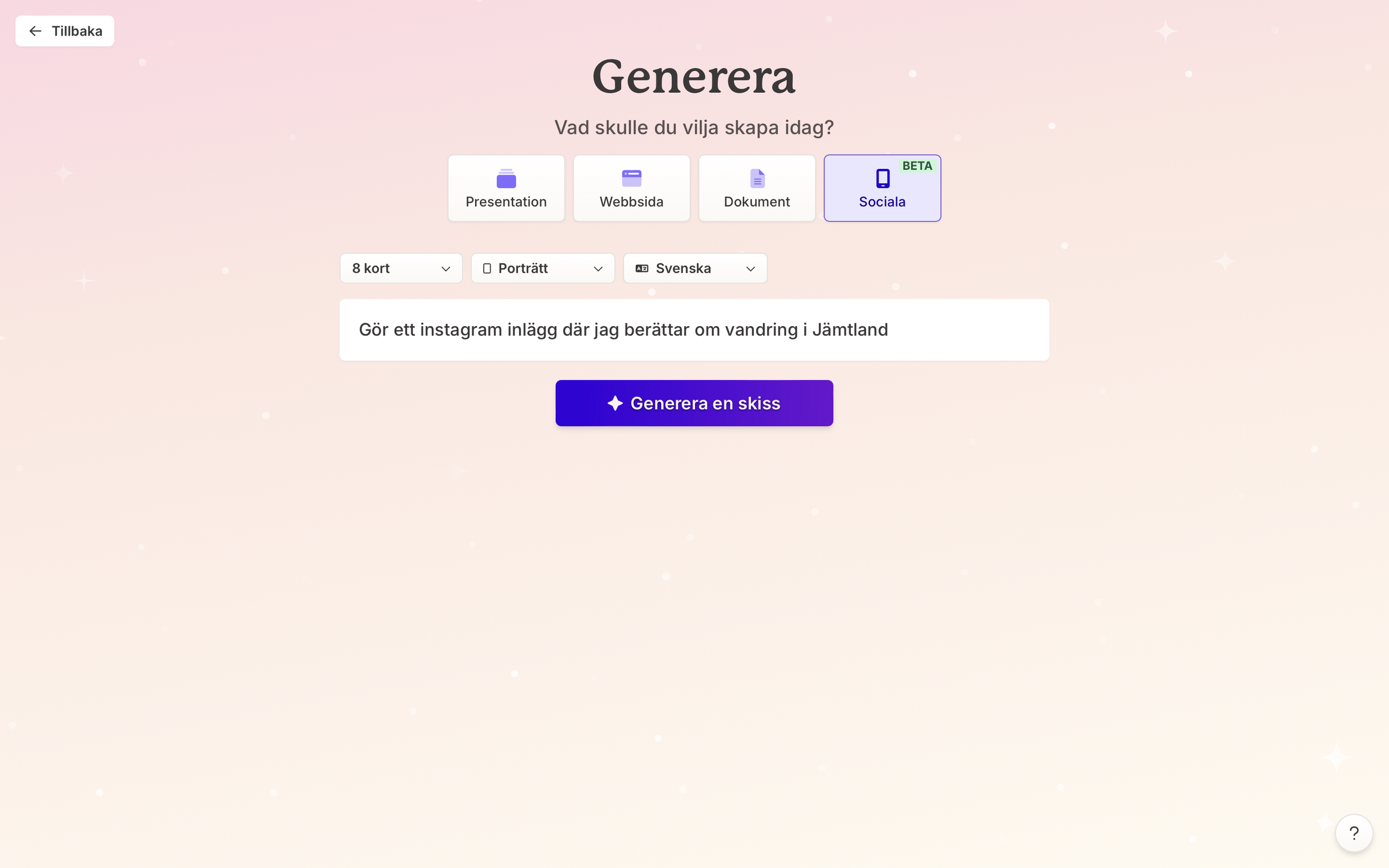 Ai verktyg, Gamma app hjälper dig att skapa innehåll till sociala medier och presentationer