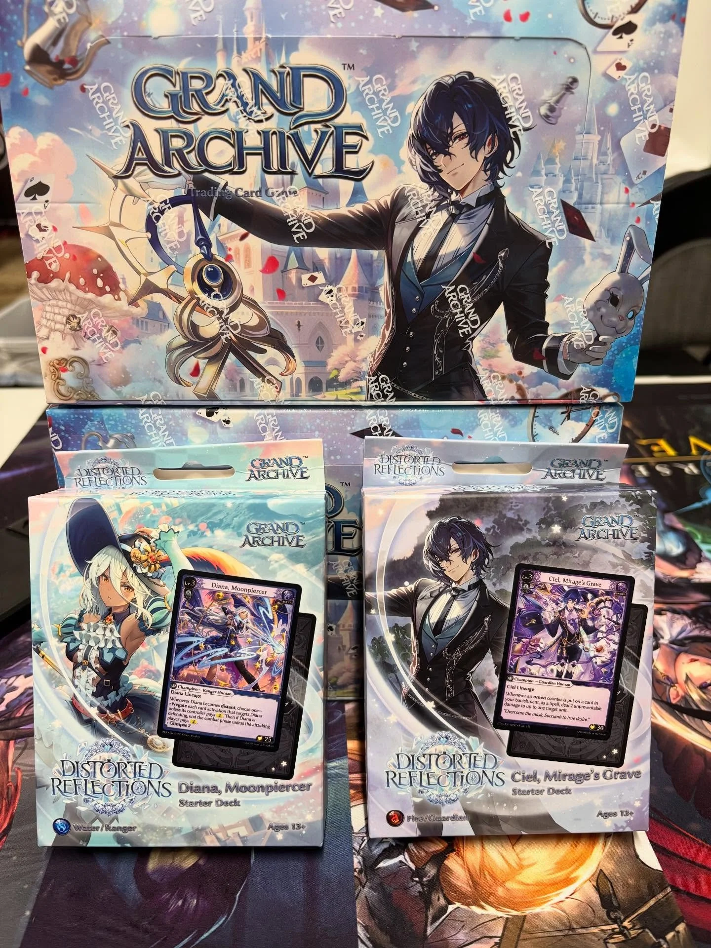 Grand Archive players, we are hosting our starter deck event tomorrow at 12:30! Entry will be $30 with packs on entry or $20 with packs on entry if you bring your own starter deck. For our Yugioh players we have Duelist Advance boxes for $70! Last bu
