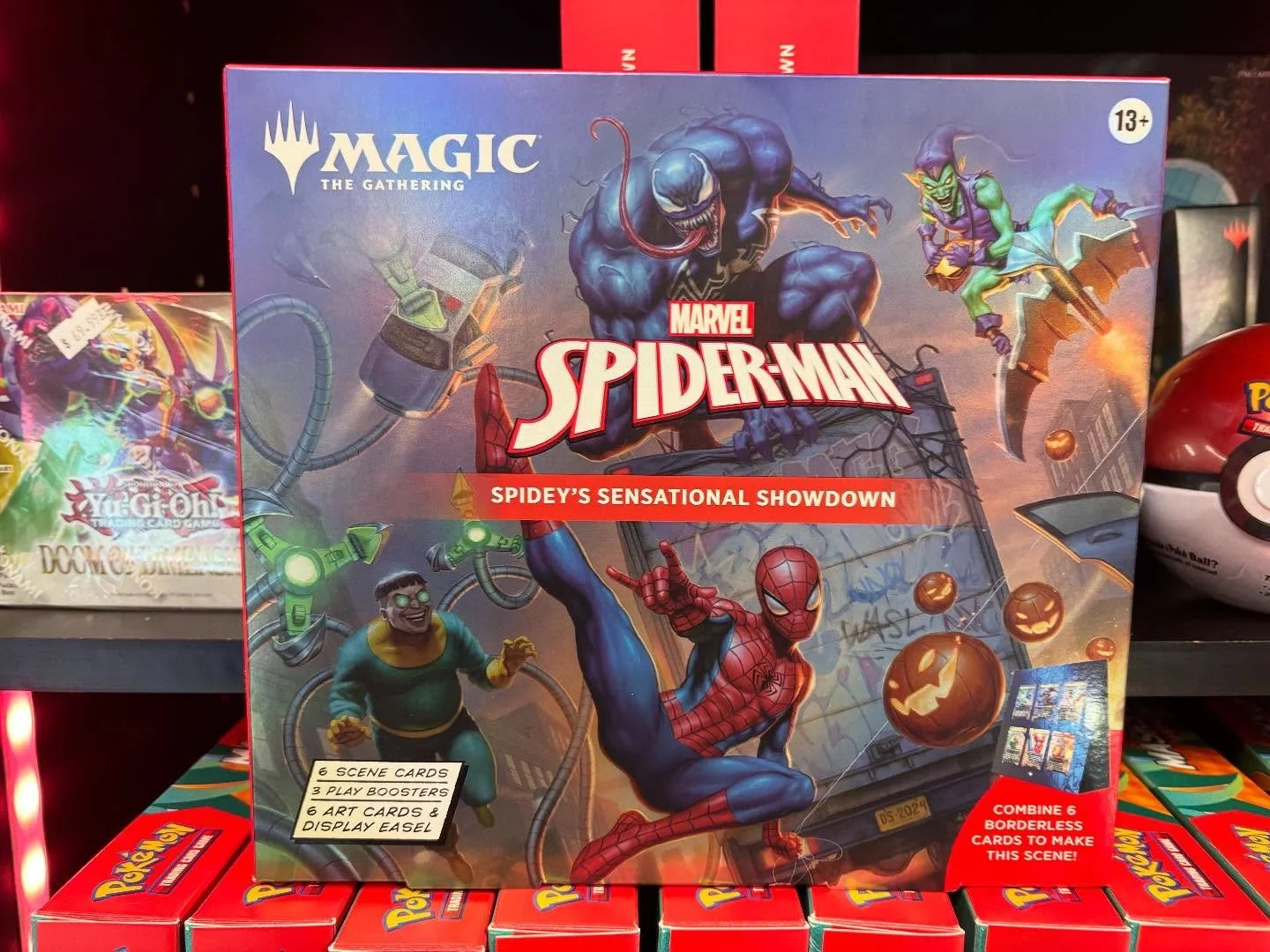 Small restock for everyone! Got a few scene boxes left for Spider-Man, pre-release kits for Magic. Some Lorcana Fabled booster boxes for Lumineers still looking for boxes. Last but not least for our Union Arena players and collectors there are more H