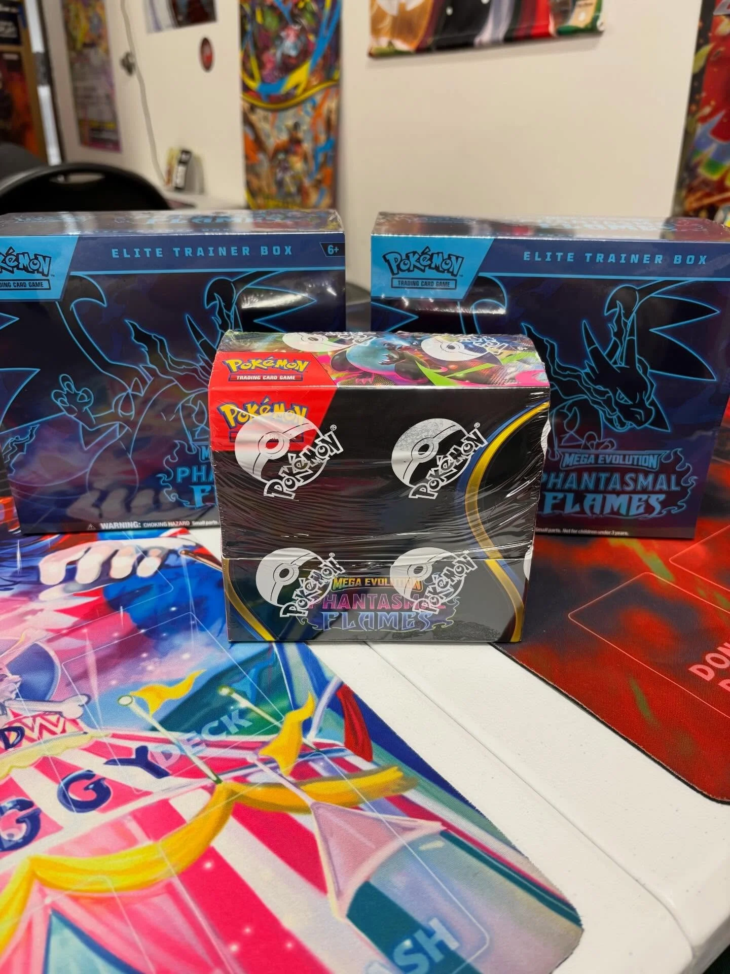 Restock alert! For our Pok&eacute;mon fans we have Phantasmal Flames! Limited stock of ETB&rsquo;s and Booster boxes! For our Final Fantasy and MTG fans we have a restock on the Sephiroth and Cloud binders, deck boxes and sleeves! Limited stock on al