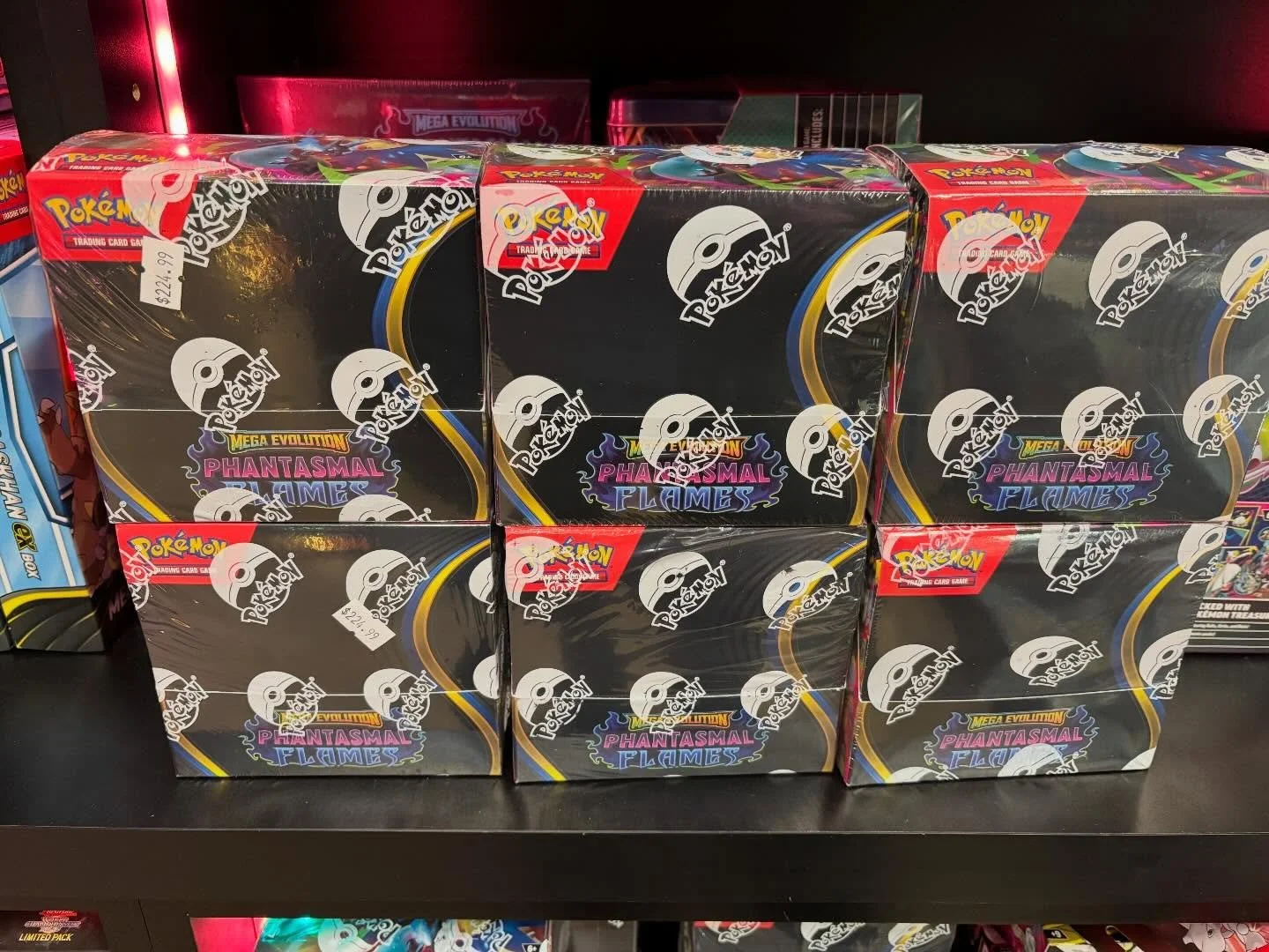 Looking to get your hands on some Phantasmal Flames? Plenty in stock! We were very lucky with our restock and got plenty of UPC&rsquo;s, ETB&rsquo;s and booster boxes. For those wanting the UPC promos the Charizard ex boxes are moving the quickest. F