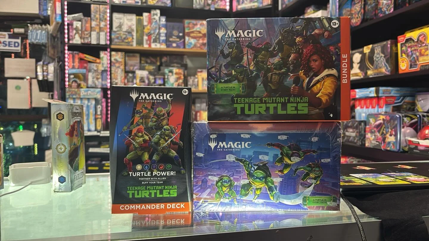 Don&rsquo;t miss out this Friday! TMNT has arrived and is ready for our pre-release this Friday! Join us at 7:30 pm, pizza and raffles for all participants, see y&rsquo;all at the shop!

#MagicTheGathering #MTG #TMNT #TurtlesInAHalfShell #LocalCardSh