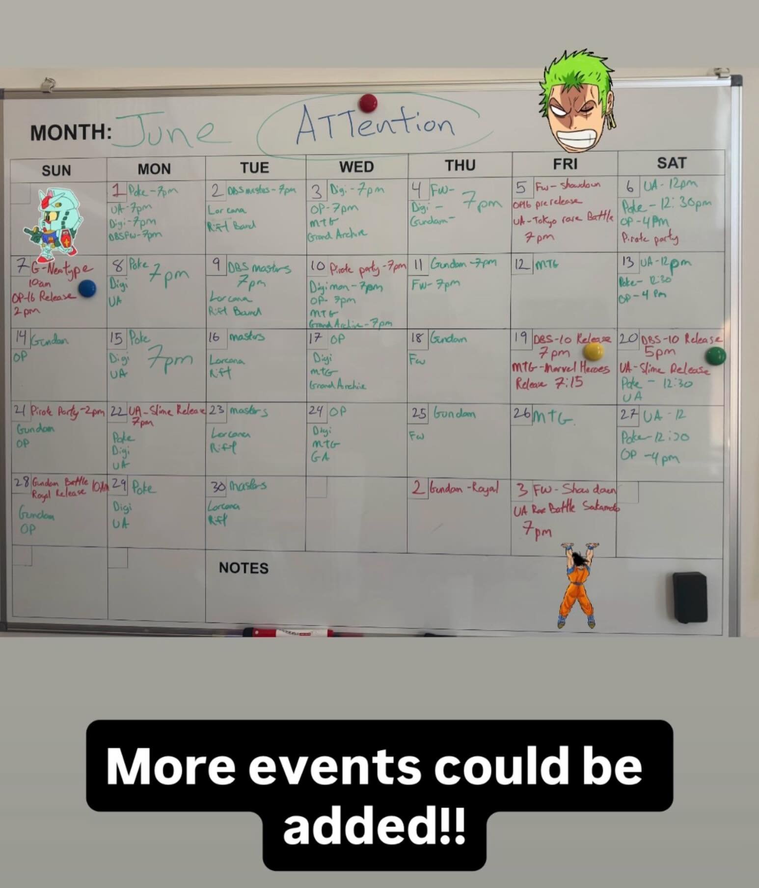 We are filled daily with tcg and other events!! Check back regularly for updates on new events and products! 334 sunset will be our main hub for all your tcg needs! Beckly location will be open on a day to day notice! #tradingcardgame #pok&egrave;mon
