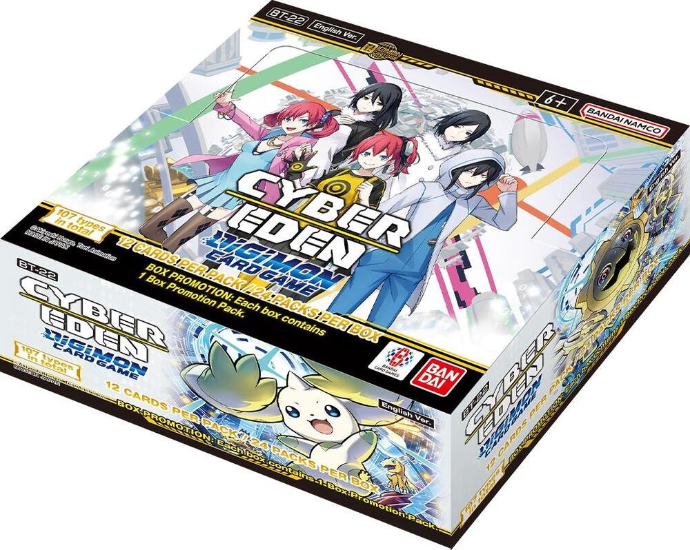 Digimon TCG: Cyber Eden Booster Display