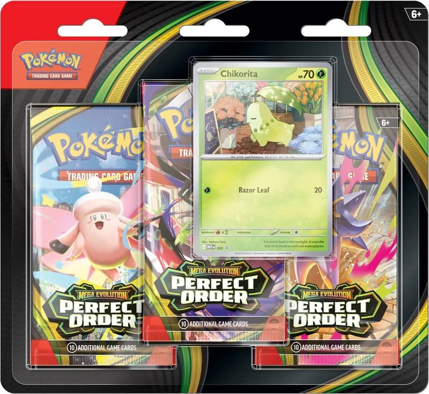 POKEMON ME03 PERFECT ORDER 3PK BLISTER