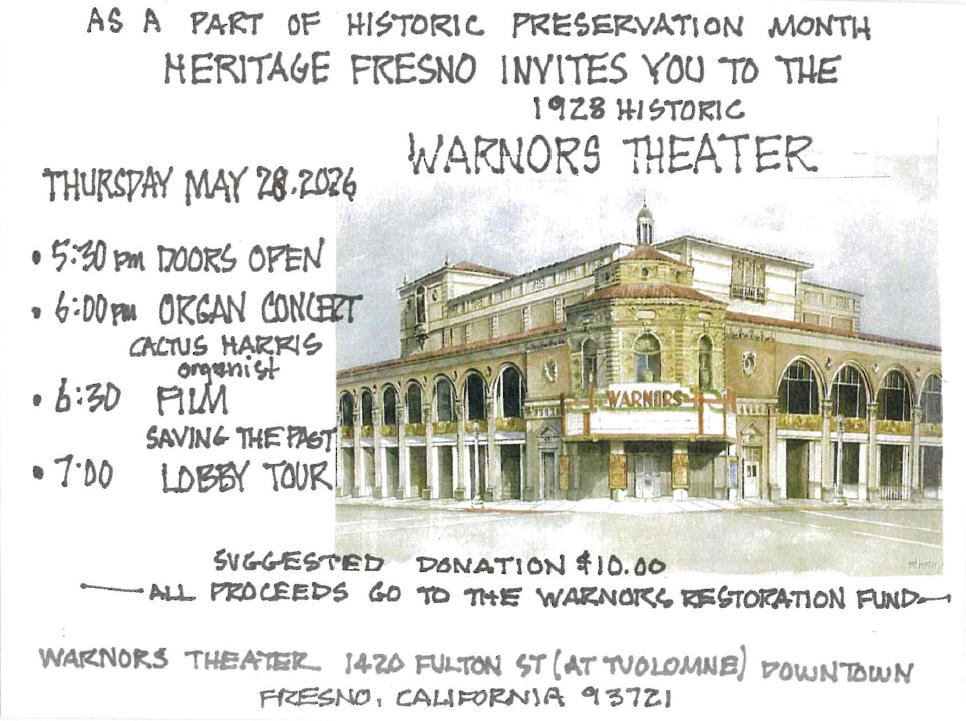 Heritage Fresno’s “Saving the Past - The Legacy of the Caglia Family”