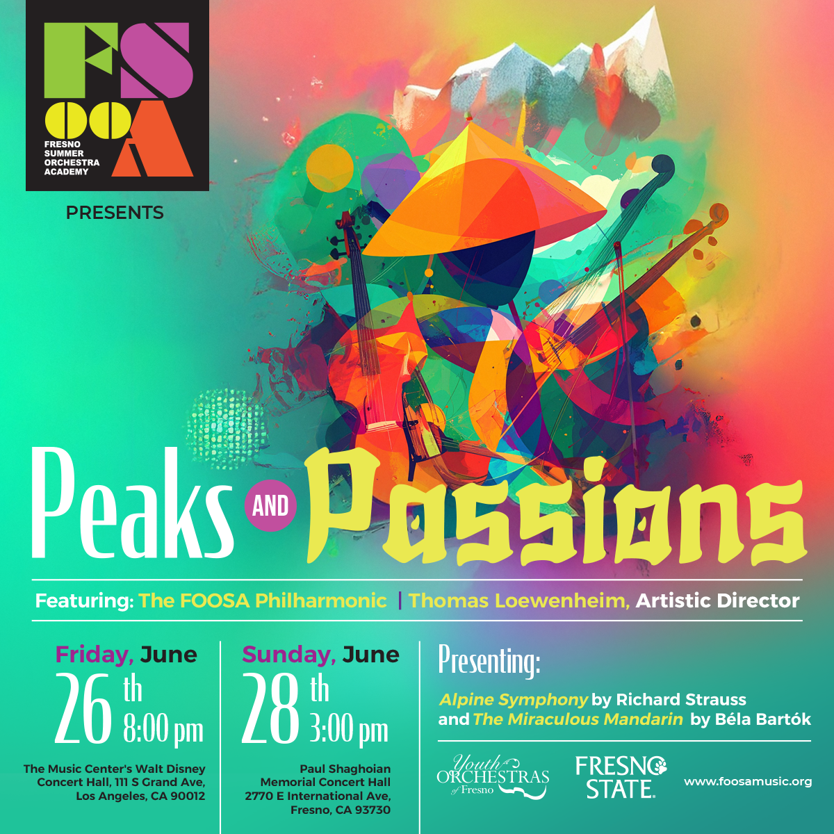 Peaks and Passions, Final FOOSA Concert