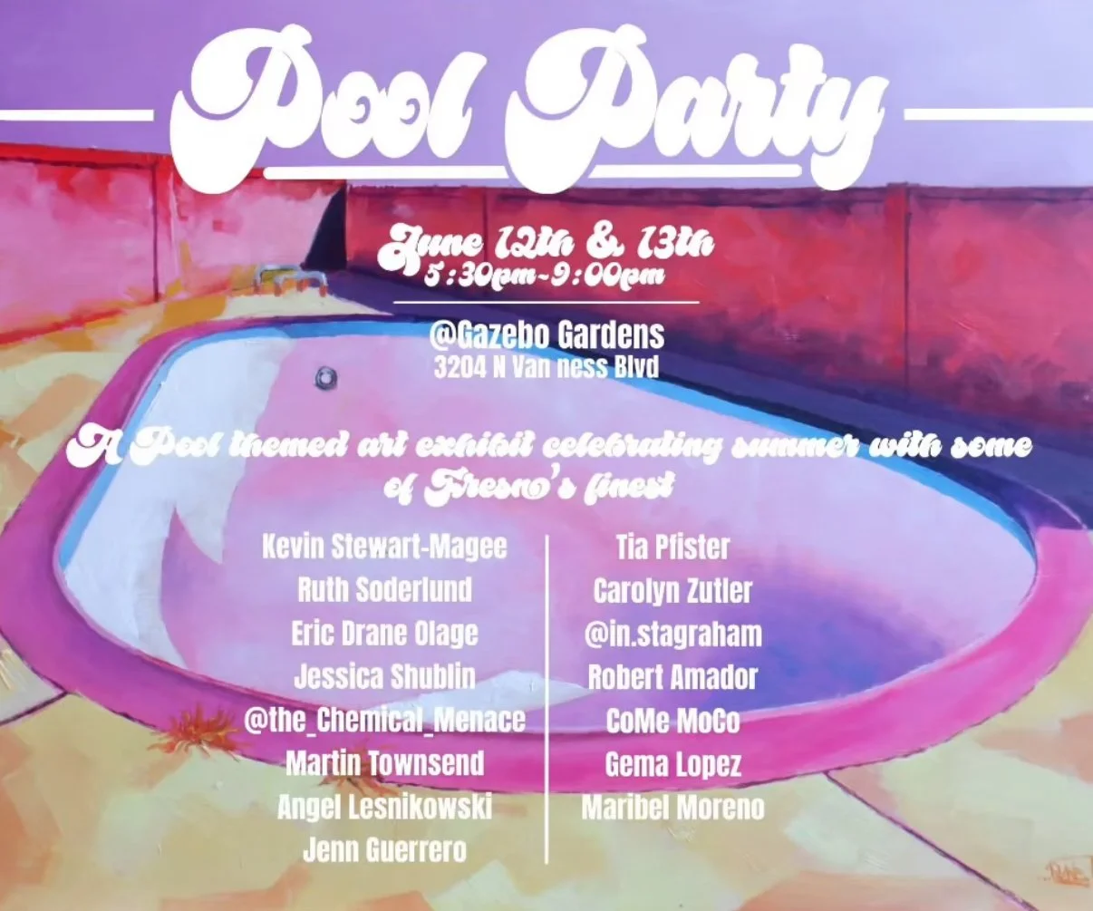Pool Party Art Exhibit Day 1
