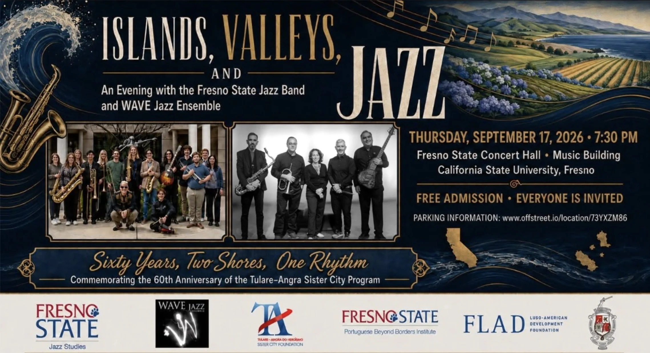 Islands, Valleys, Jazz | WAVE and The Fresno State Jazz Orchestra