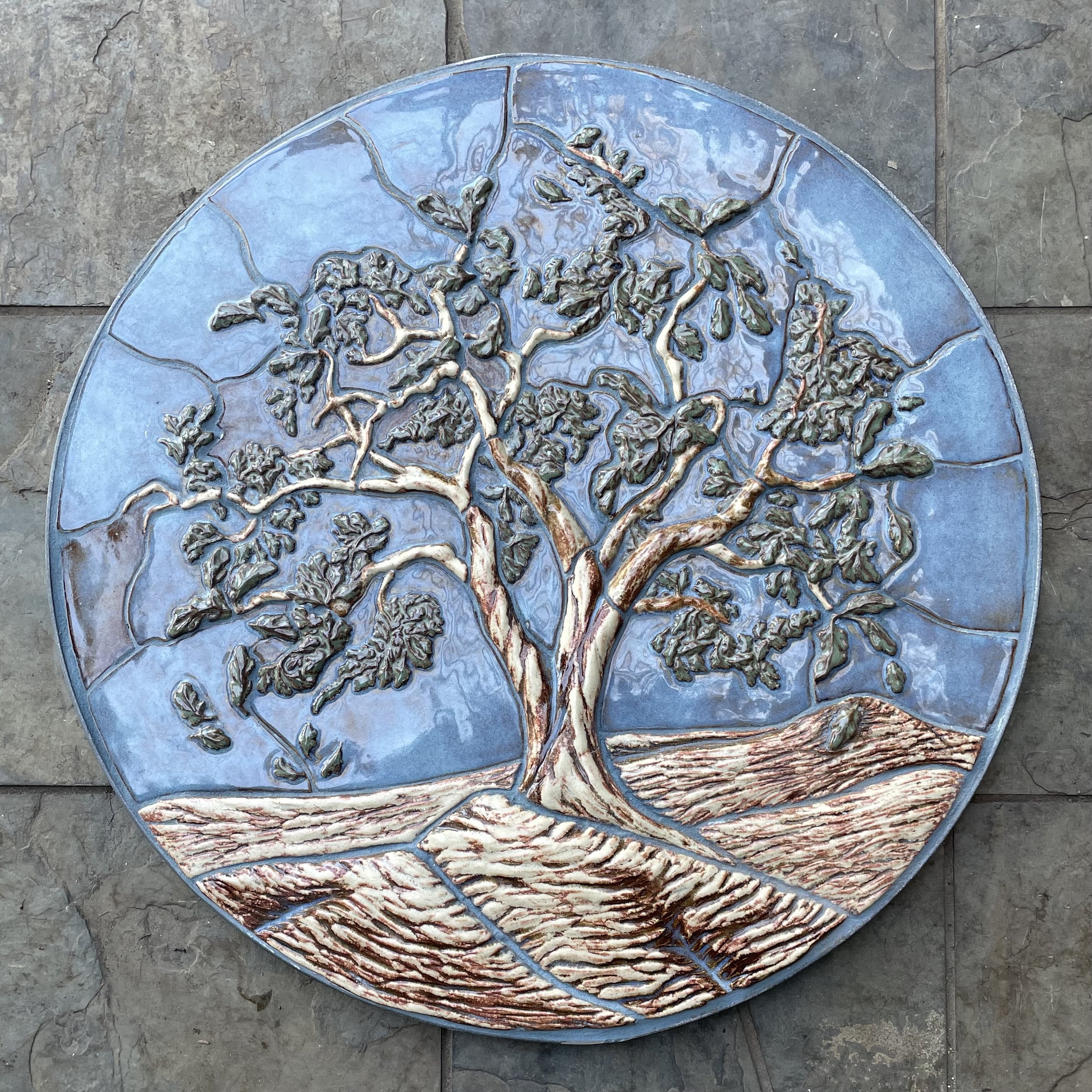 Sculpture, Assemblage, and Found Objects Honorable Mention: "Oak Medallion," David Roberts