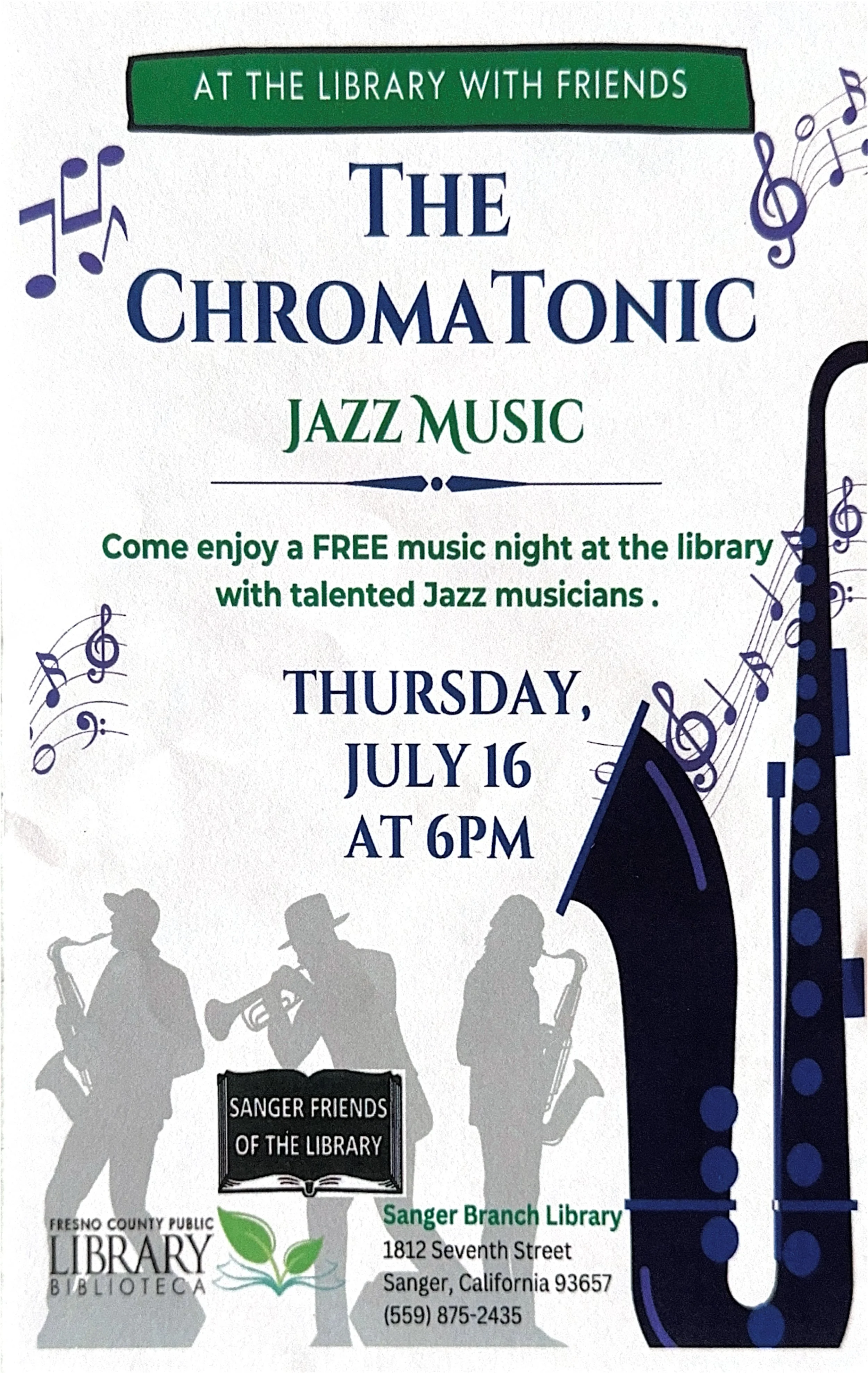 Chromatonics at the Sanger Library