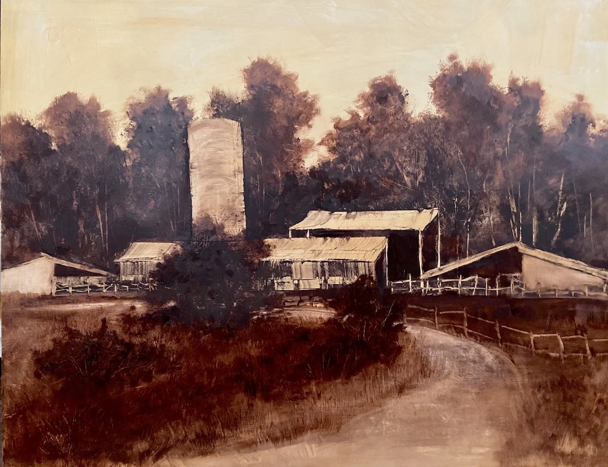 Agricultural Landscapes 1st Place: "The January Ranch," Deborah Pepin
