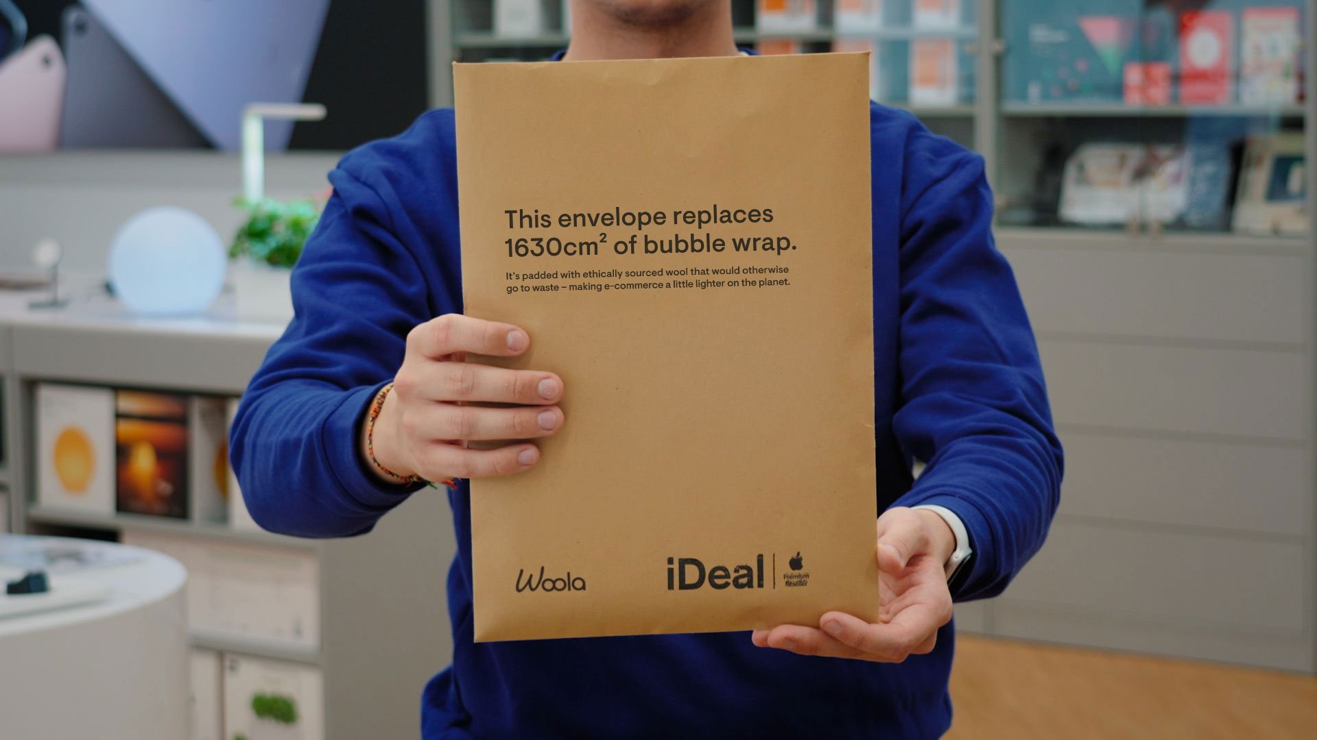 How iDeal delivers brand messages of sustainability and high quality with Wool Envelopes