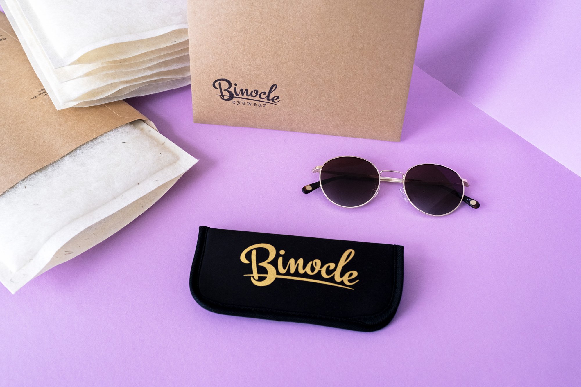 How Binocle shows their commitment to sustainability with Wool Envelopes