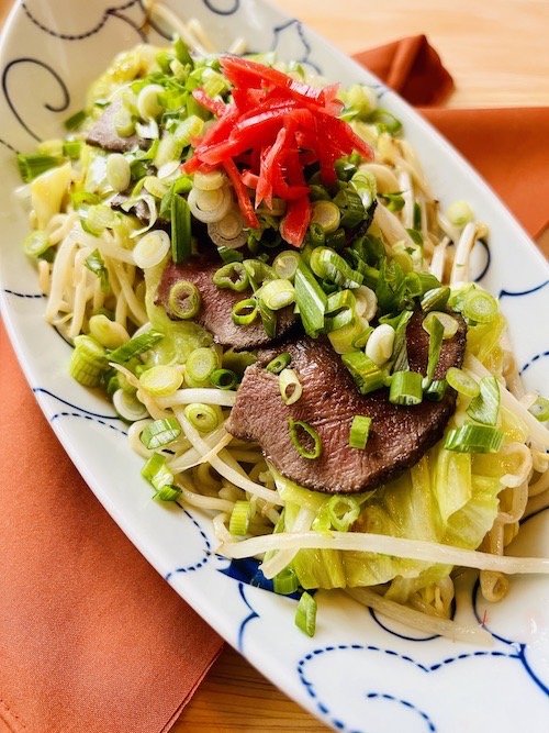 MIYAGI SHIO YAKISOBA (with Beef tongue)