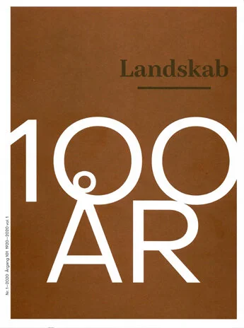 manthey kula’s proposal for the future landscape presented in LANDSKAB 100 ÅR