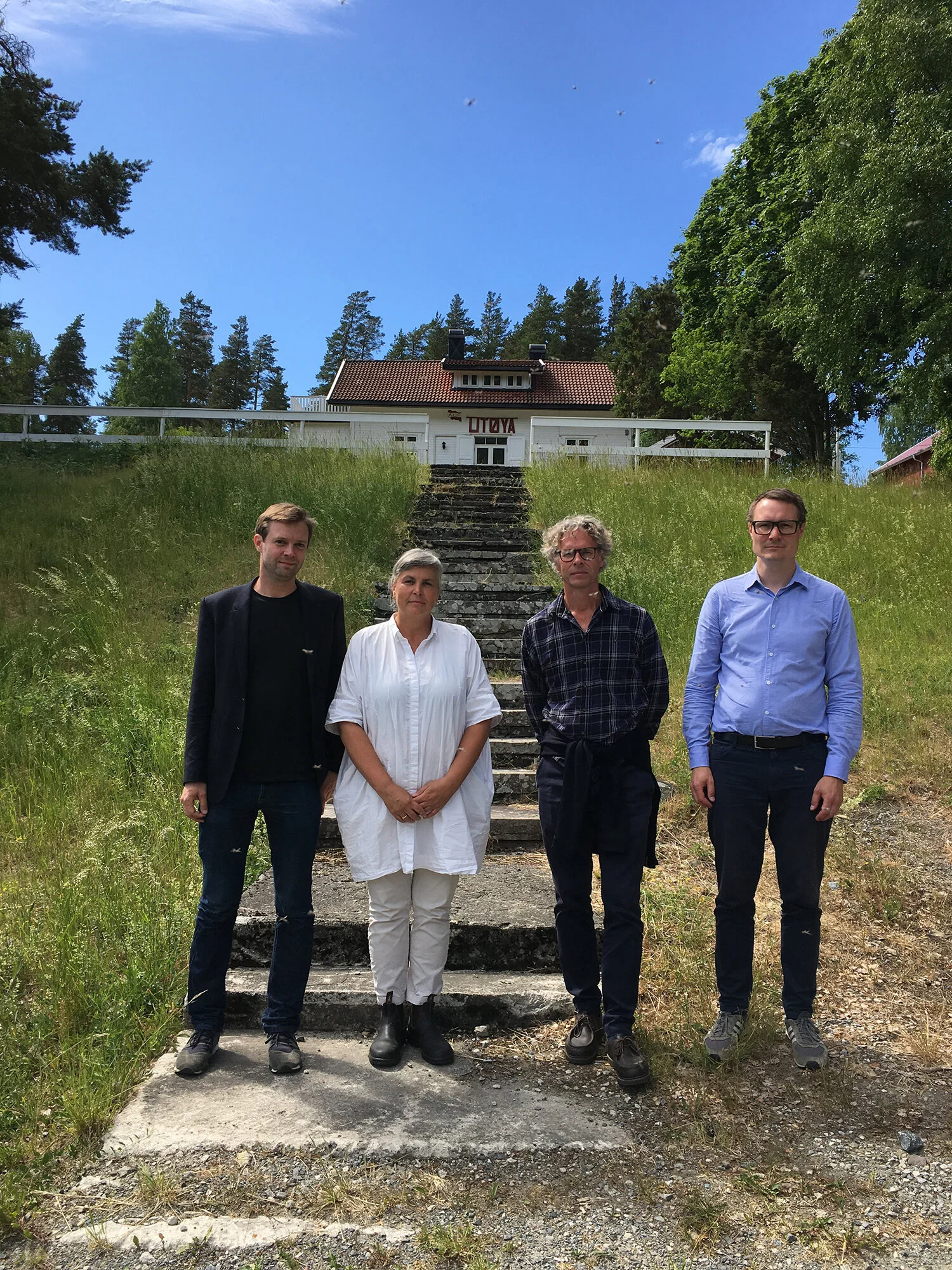 First visit to Utøya 