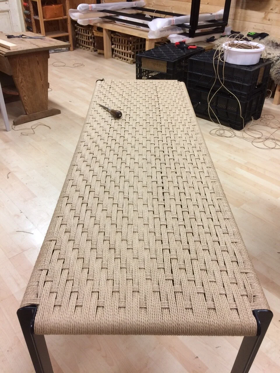 Benches for an exhibition