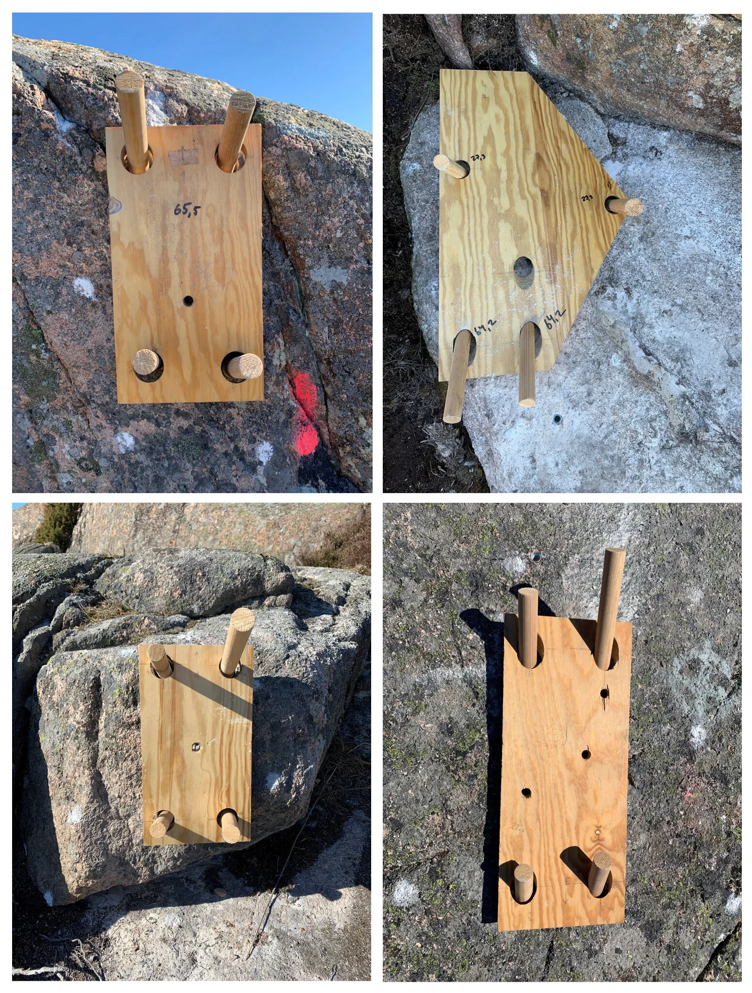 Controlling foundation holes