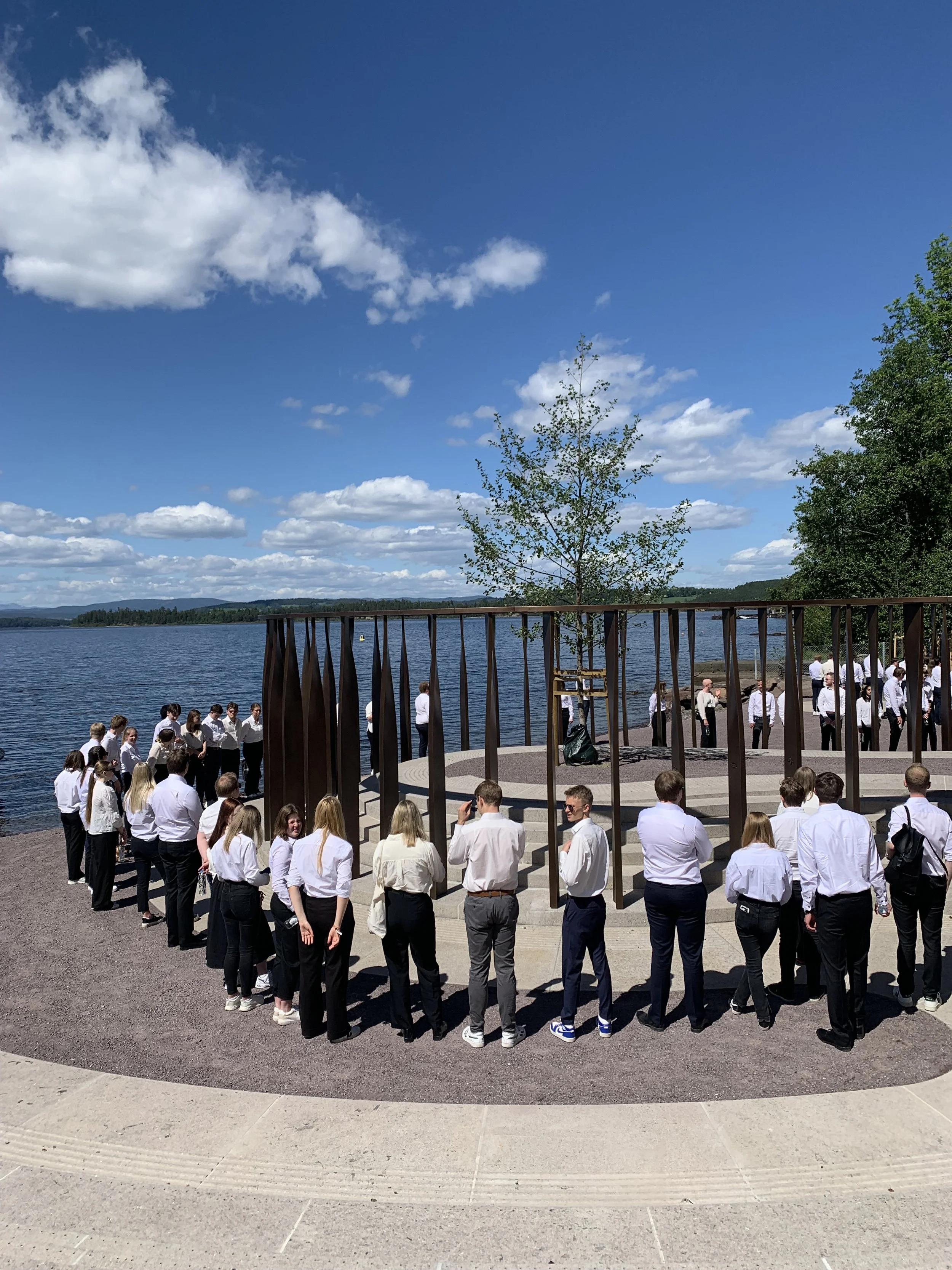 Opening of the National memorial at Utøyakaia