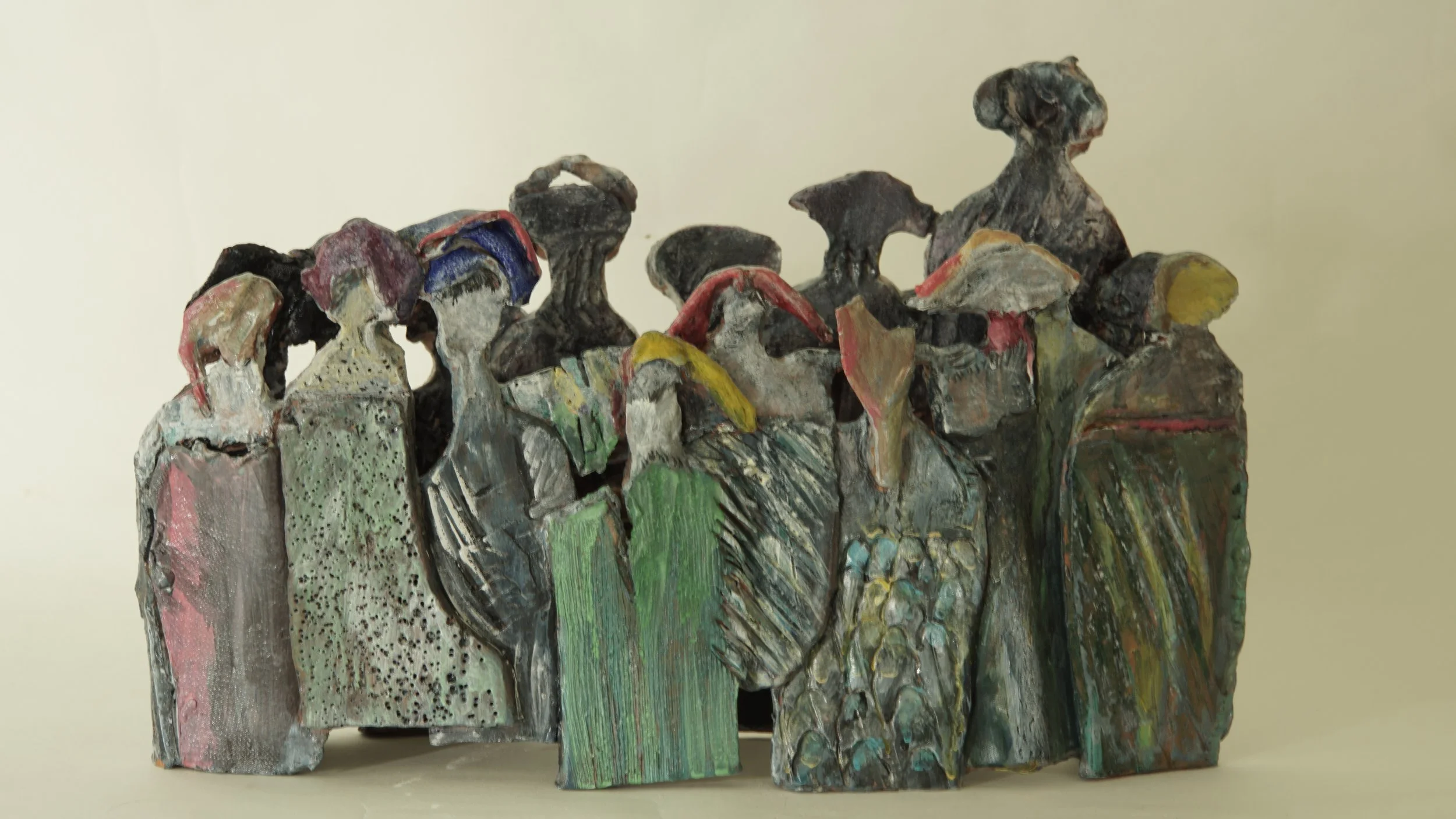 Doppelfront Terrakotta ,farbig gefasst 44x26cm.JPG