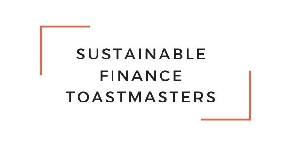 Sustainable Finance Toastmasters