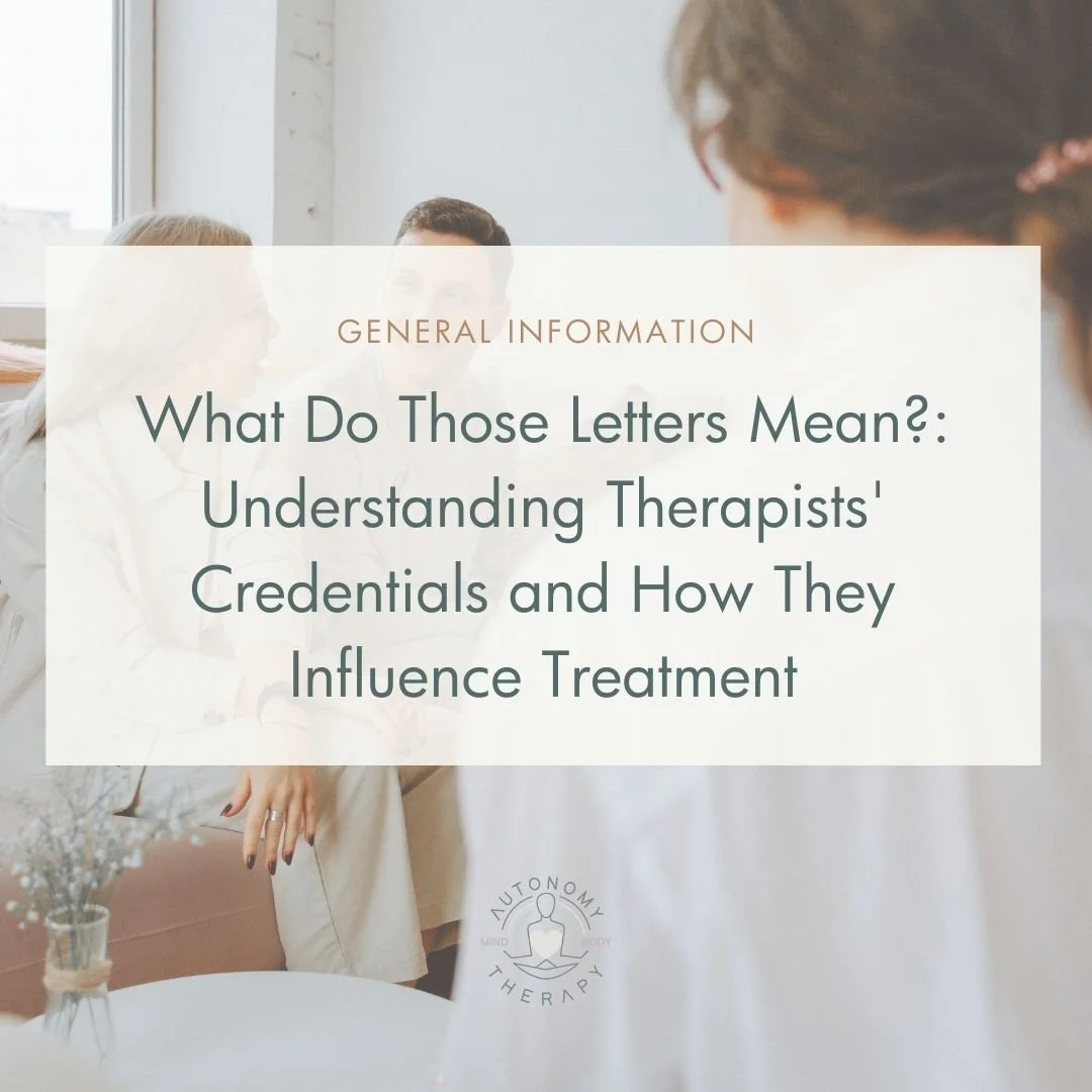 Therapists’ Credentials and How They Influence Treatment