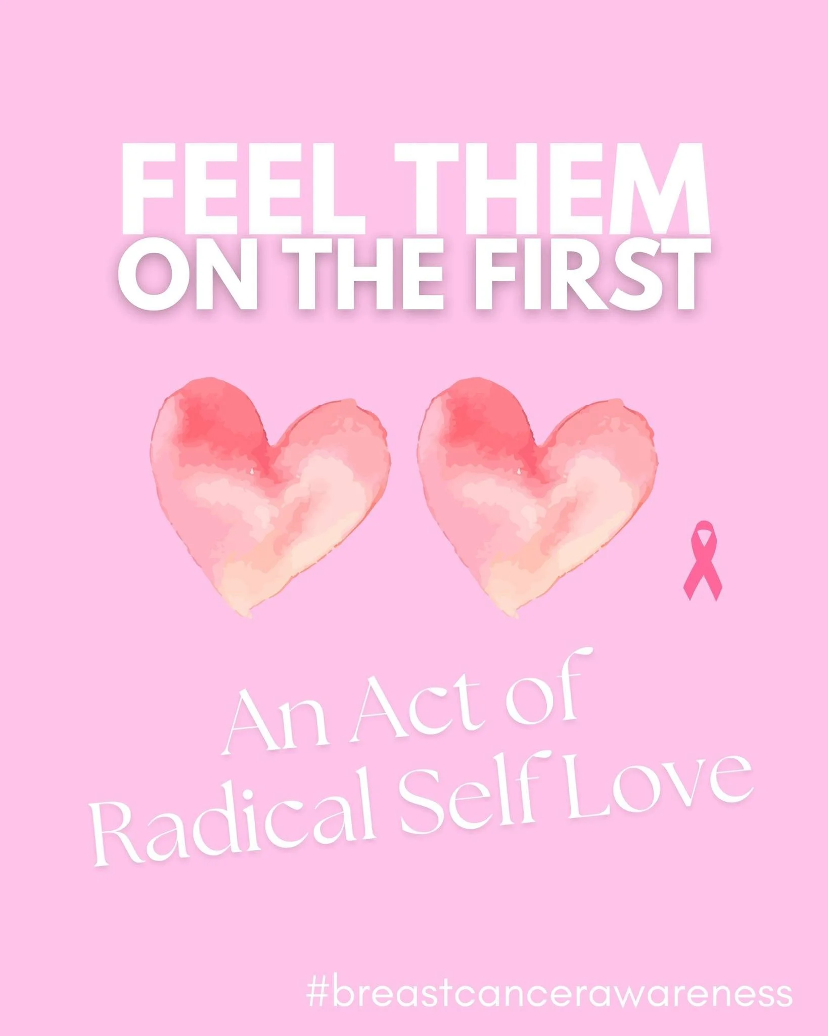 Feel Them on the First 🩷

It&rsquo;s the first of the month and time to check-in with yourself.

Self-checking isn&rsquo;t about fear.
It&rsquo;s about love, awareness, and knowing your body 

This February, make it an act of self-love:
Take a few q