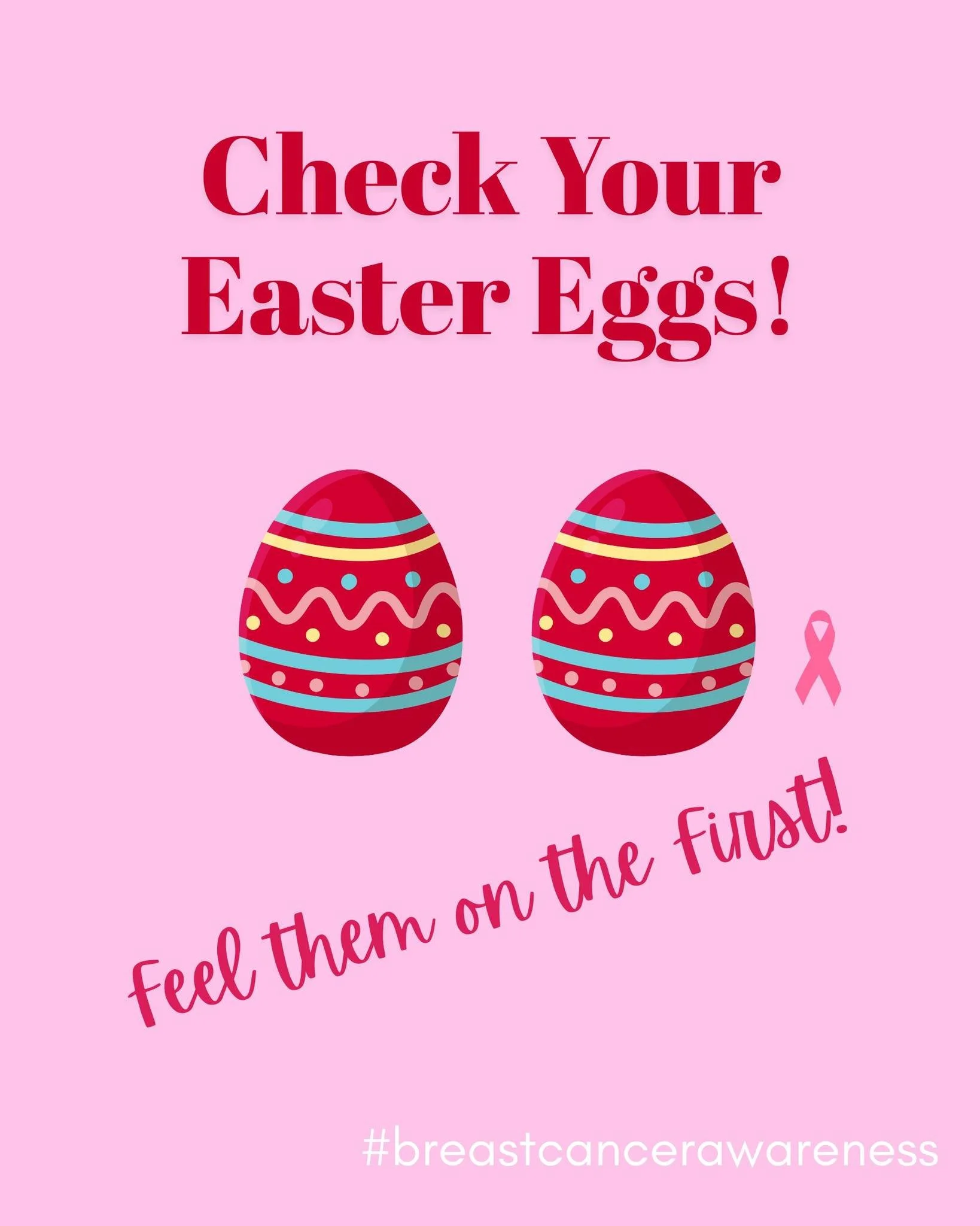 Feel Them on the First 🩷

It&rsquo;s me again with your monthly reminder to check yourself.

Many people say early detection started with trusting their instincts. So do not ignore any signals from your gut.

Take a few quiet moments today to check 