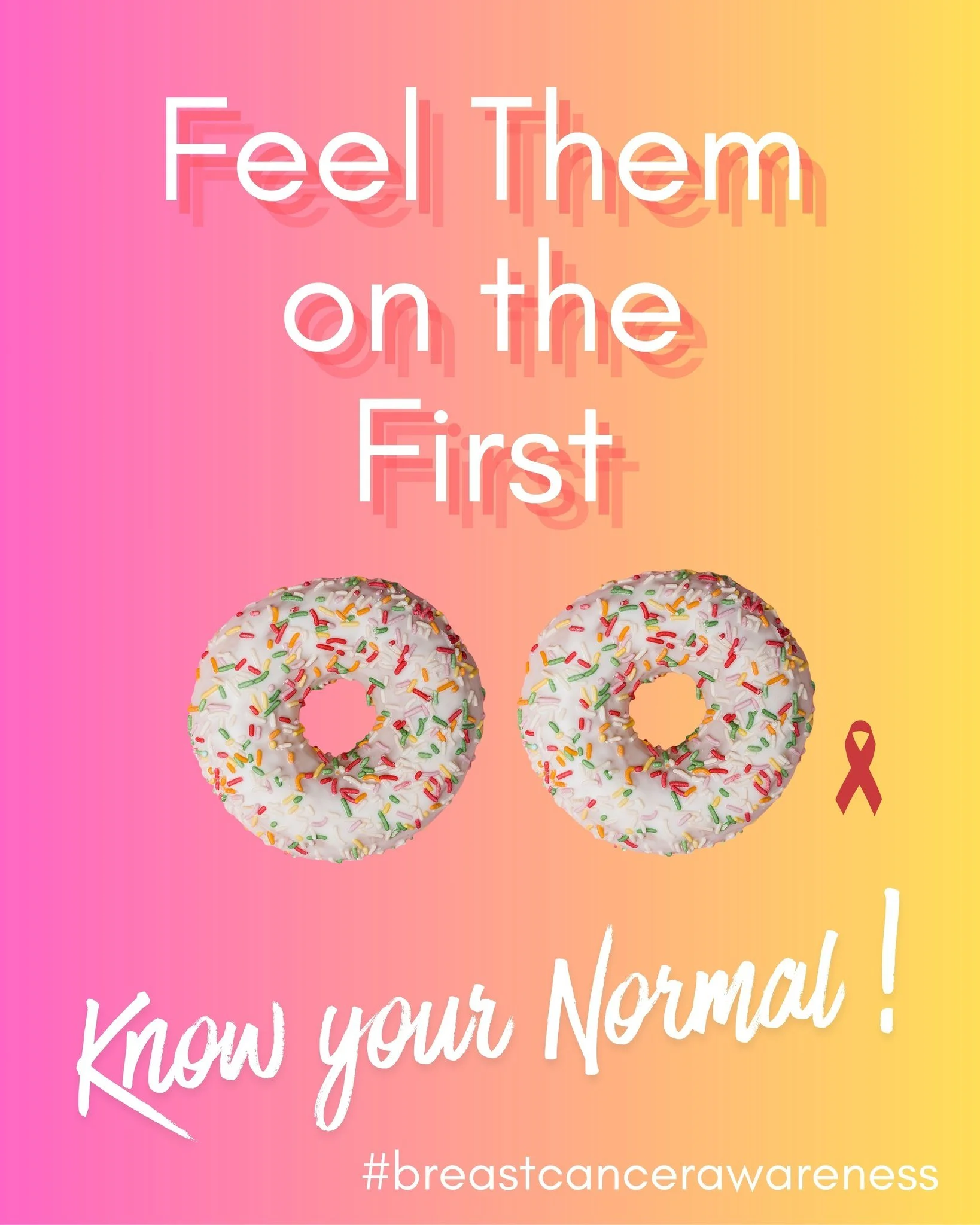F E E L  T H E M  on the First 🩷

New month. New reminder.

Check yourself.

A few mindful moments today could change everything tomorrow.

Take time to check your breasts and chest area.

✨ Know your normal
Your body changes through life. 
The impo